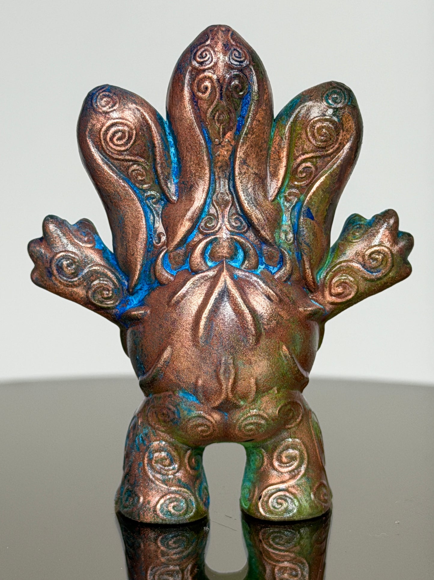 Sad Dog Eyeball Troll: Copper Plated Cry