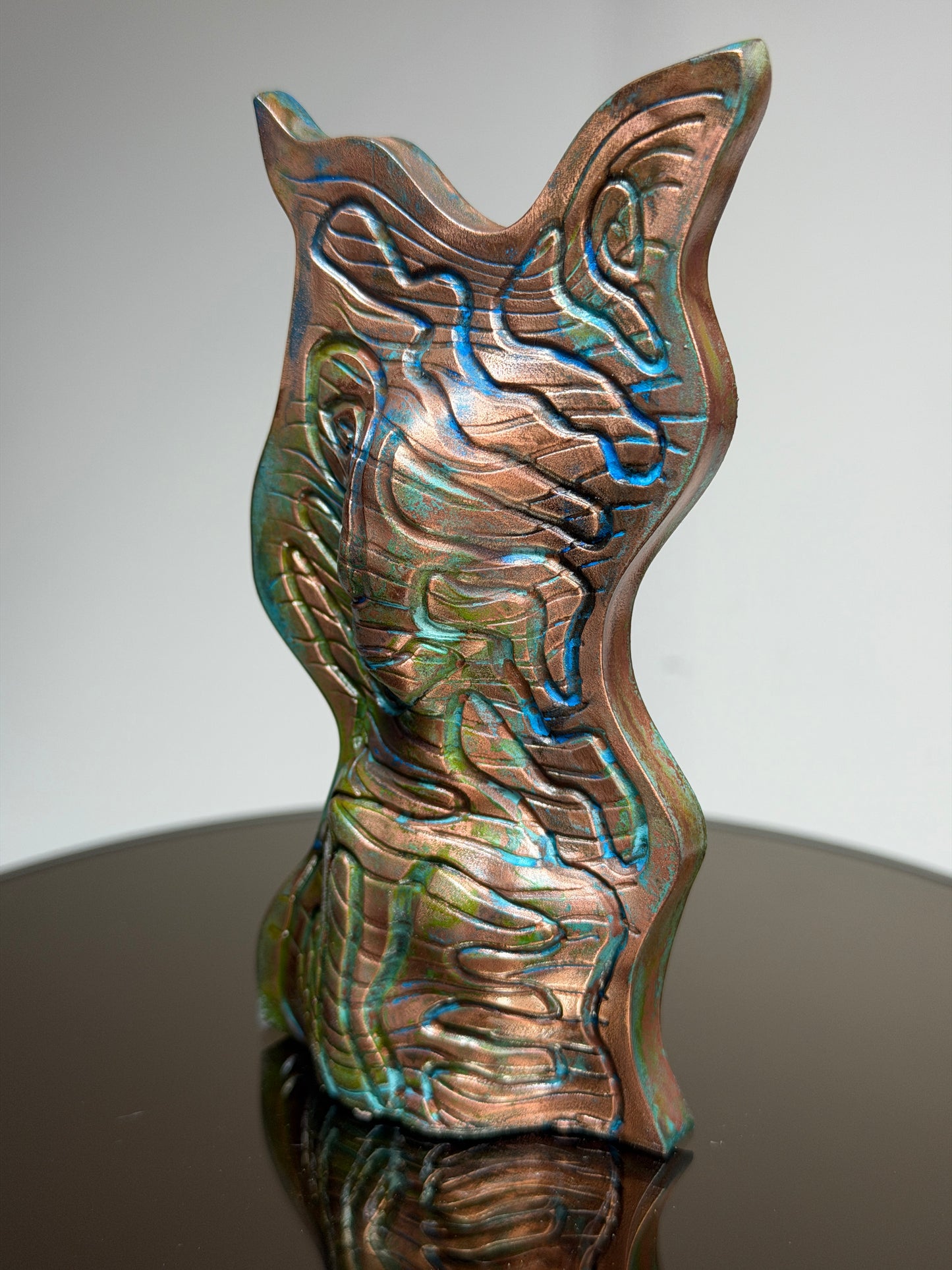 Hard Edge Soft (Portrait): Copper Plated Accord