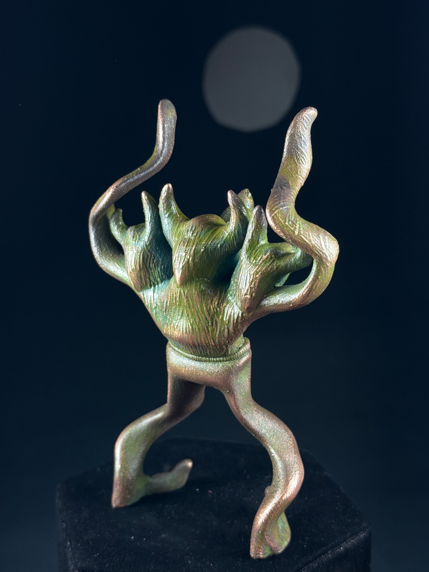 Wolfman: Copper Plated with Green Patina