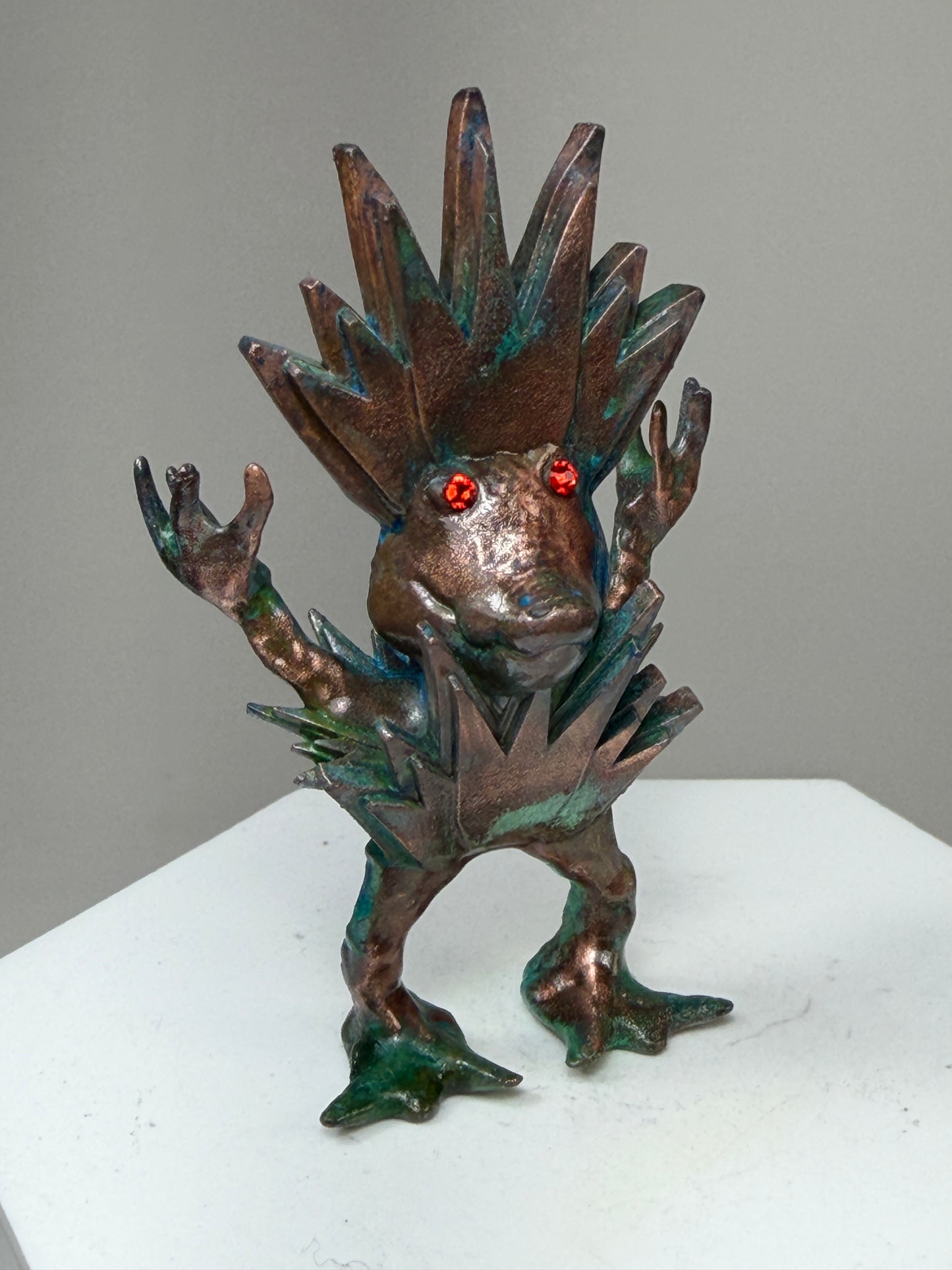 Crocodile Crystal King: Copper Plated Swamproot