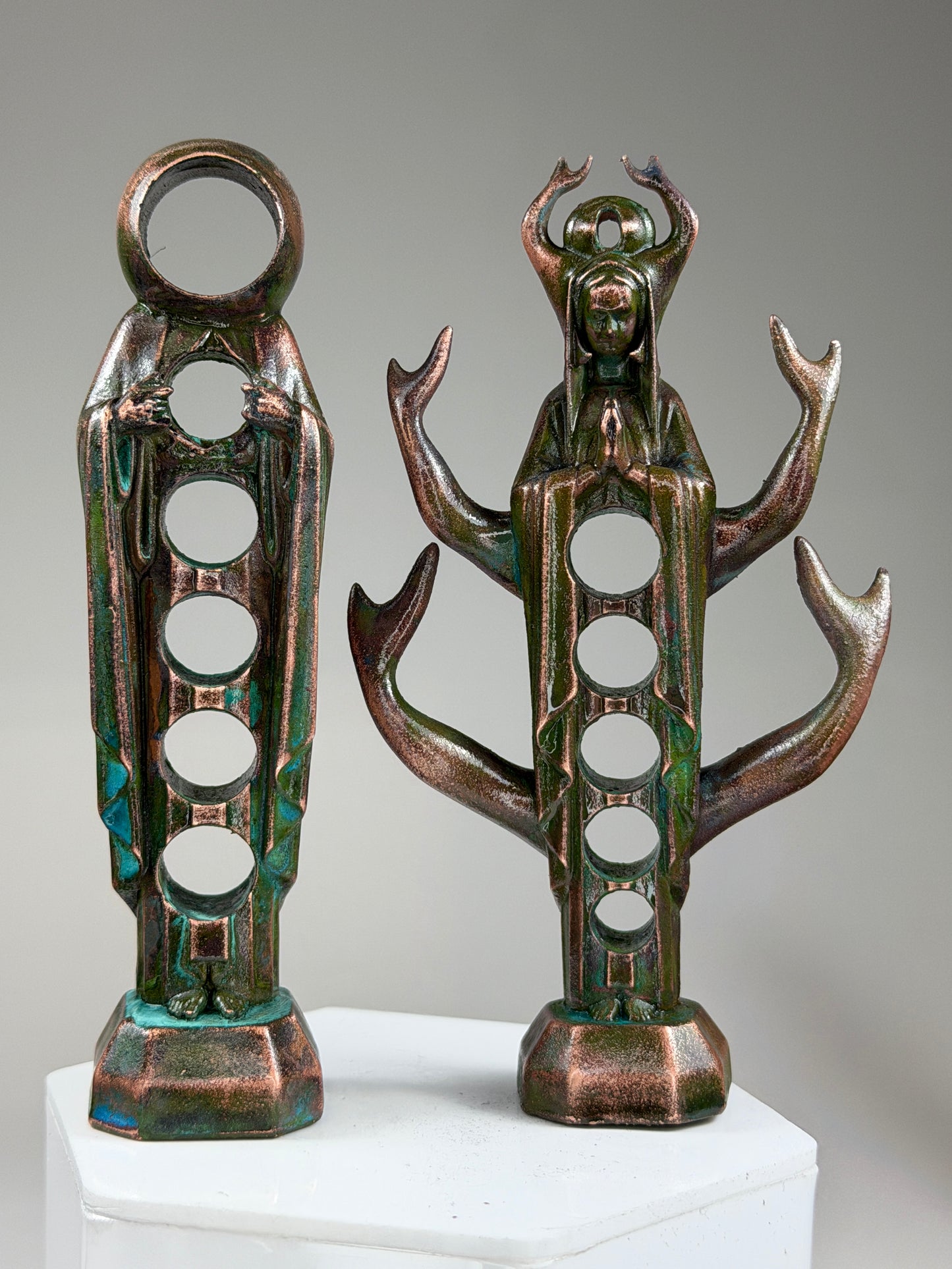 Whole Jesus and Mary Neo: Copper Plated