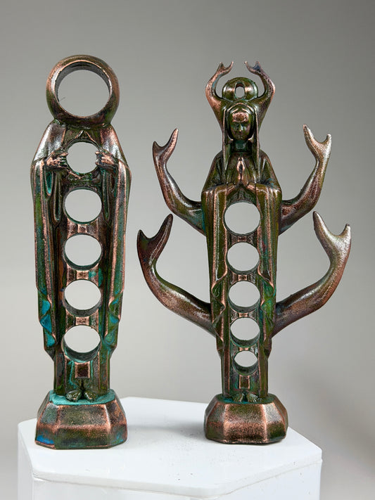 Whole Jesus and Mary Neo: Copper Plated