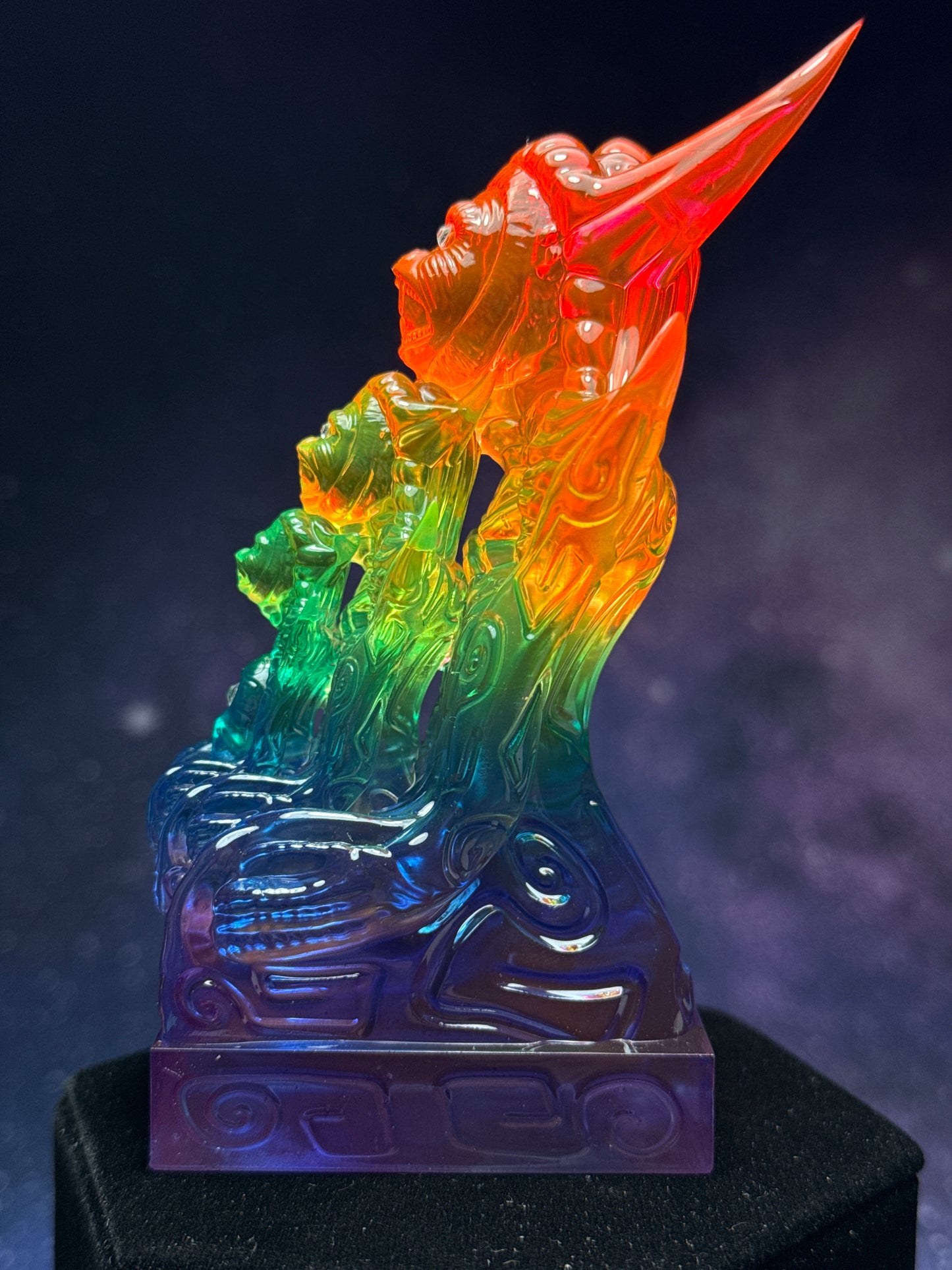 Egyptian Cosmonaut Apes: Transparent Rainbow