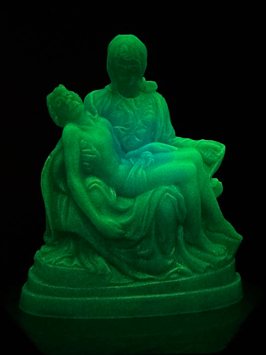 Pietà: Glow Green with Gold