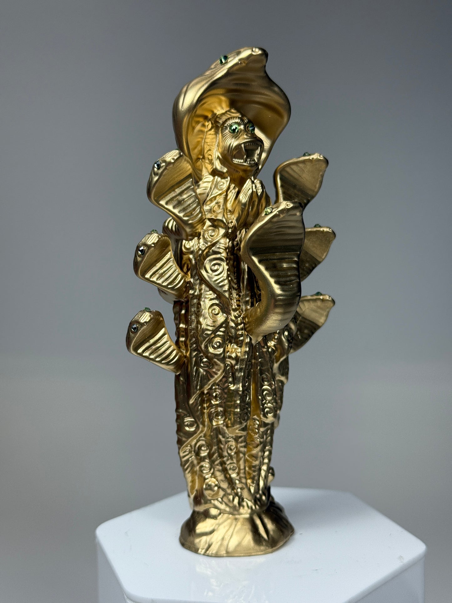 Cobra Cult Worshiper: Gold Chrome with Green