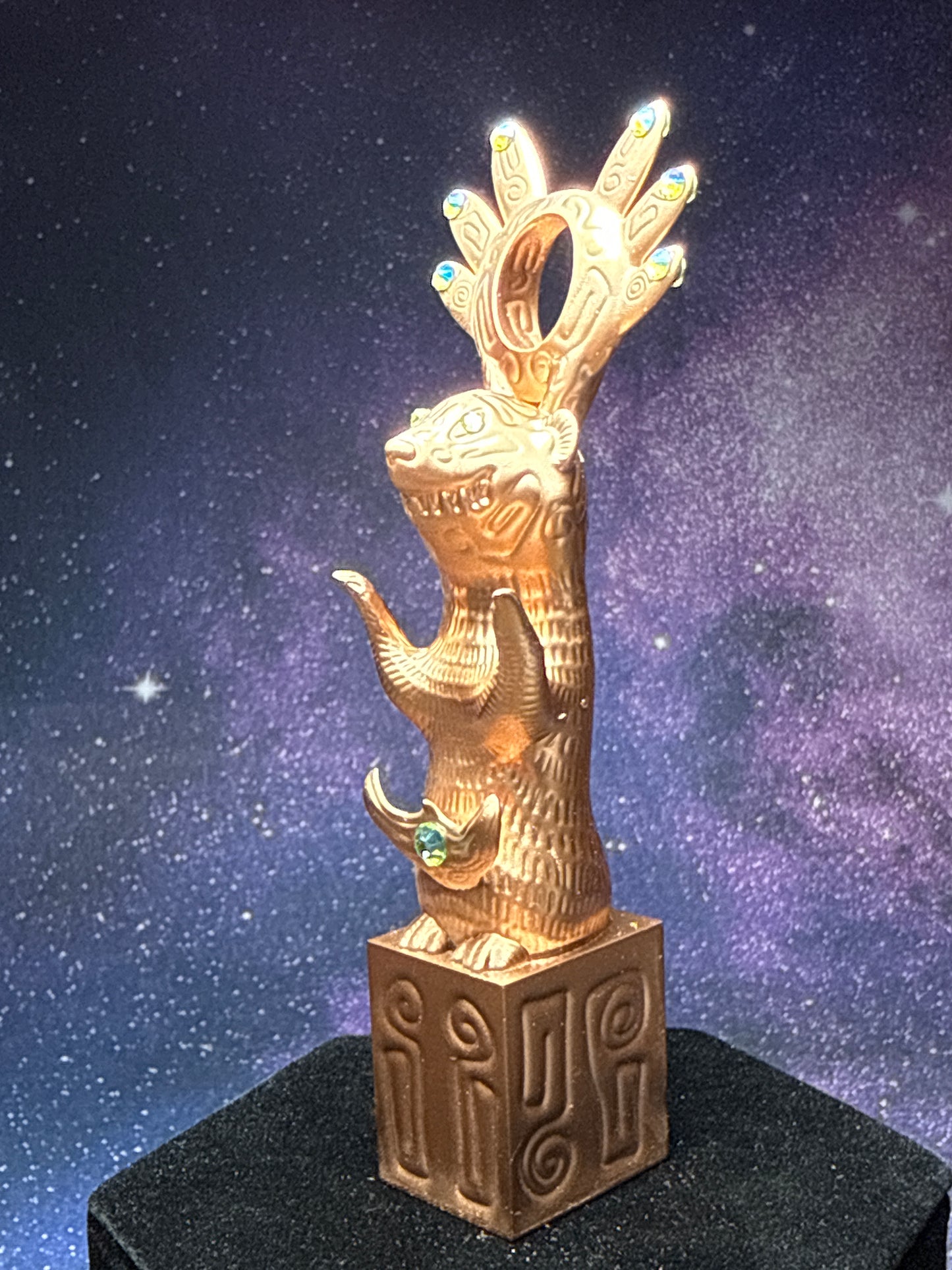 Egyptian Mongoose: Chrome Copper