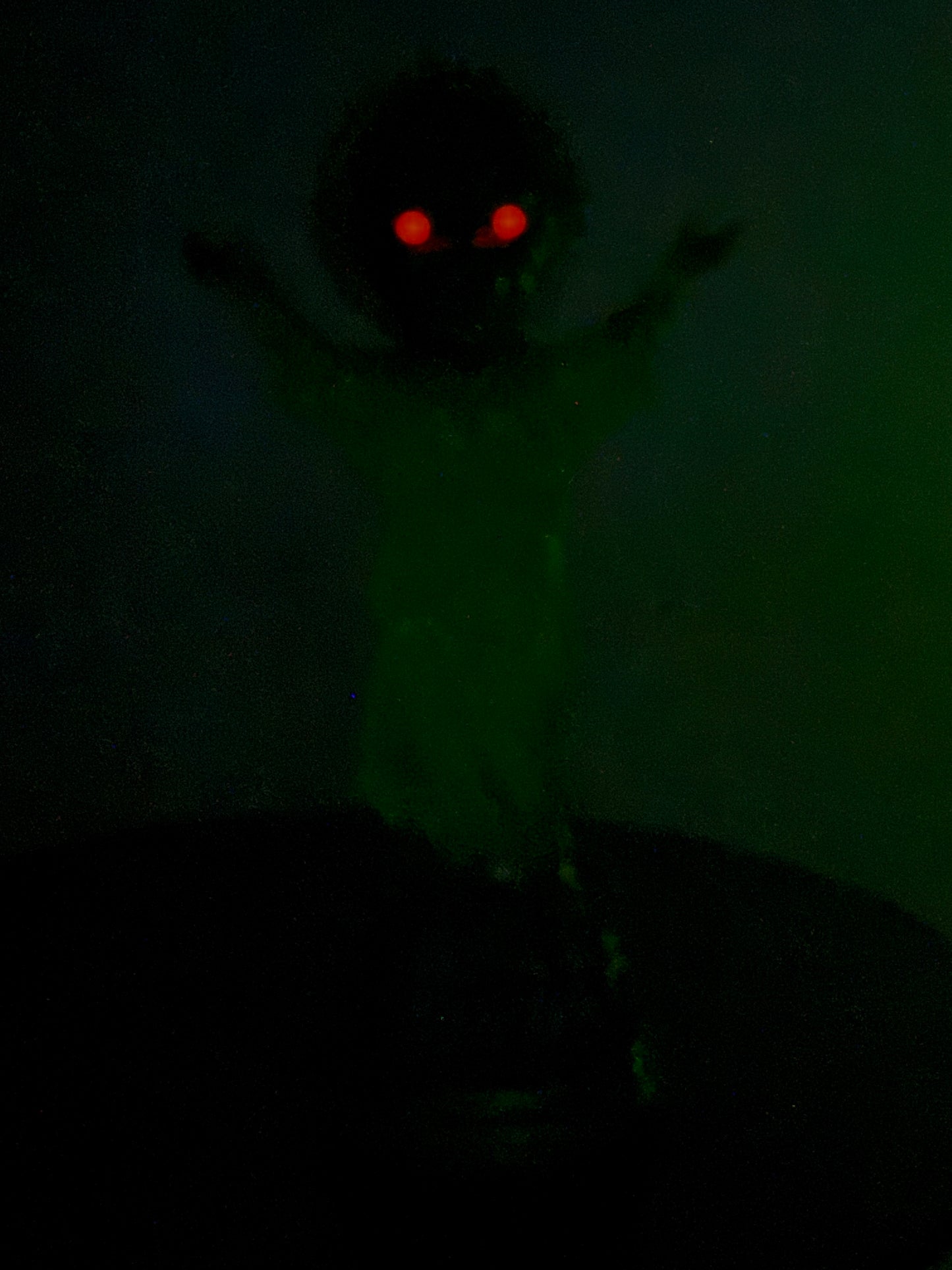 Tango Christ: Glow Eyes Green - Painted by Ashley Alvarado
