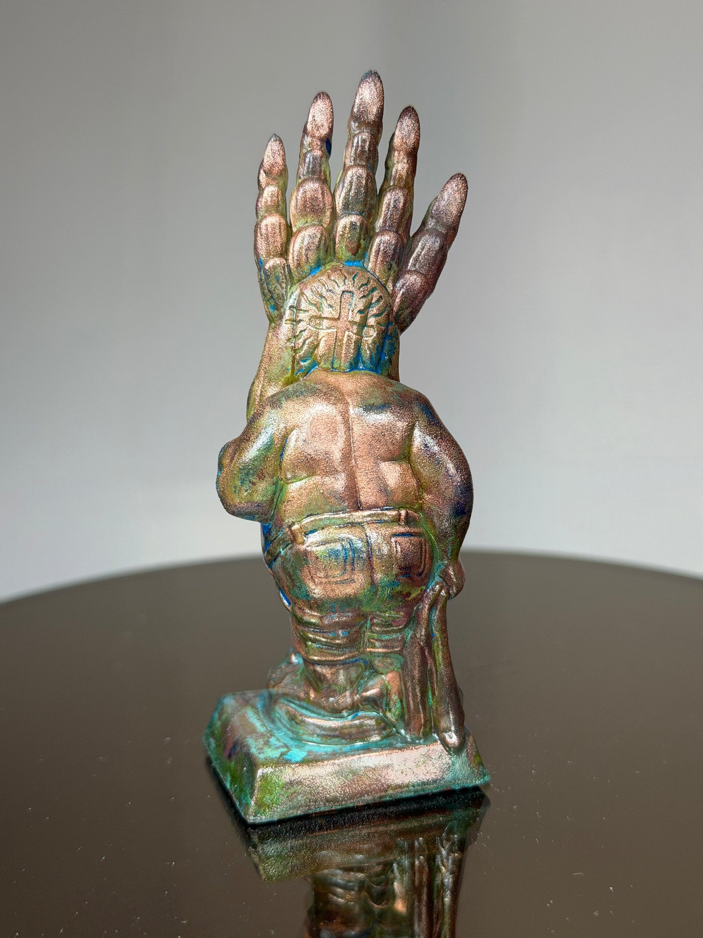 Jesus Checks the Scales: Copper Plated Chubby