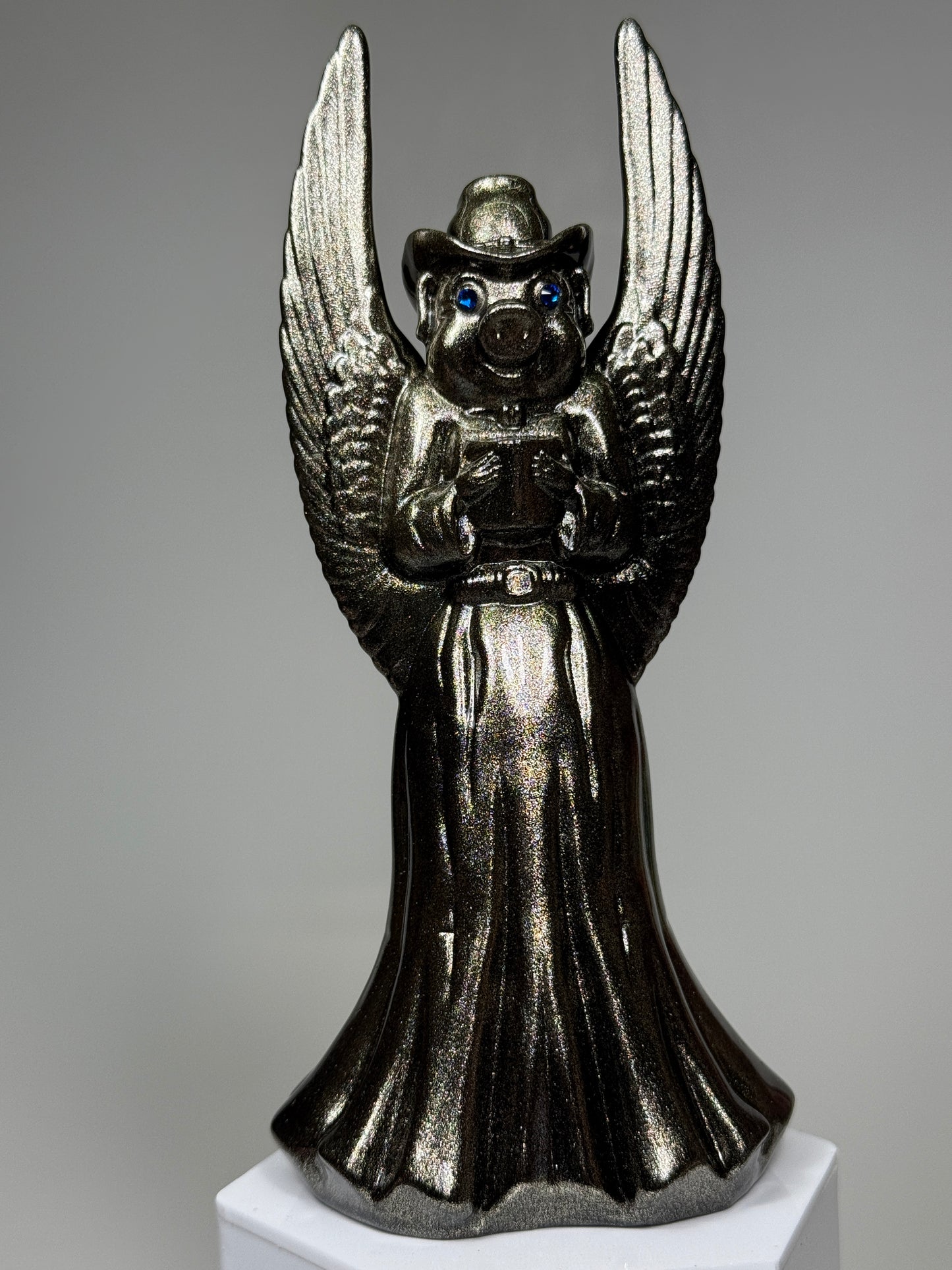 Deputy Pig Goes to Heaven: Dark Chrome Metal Flake