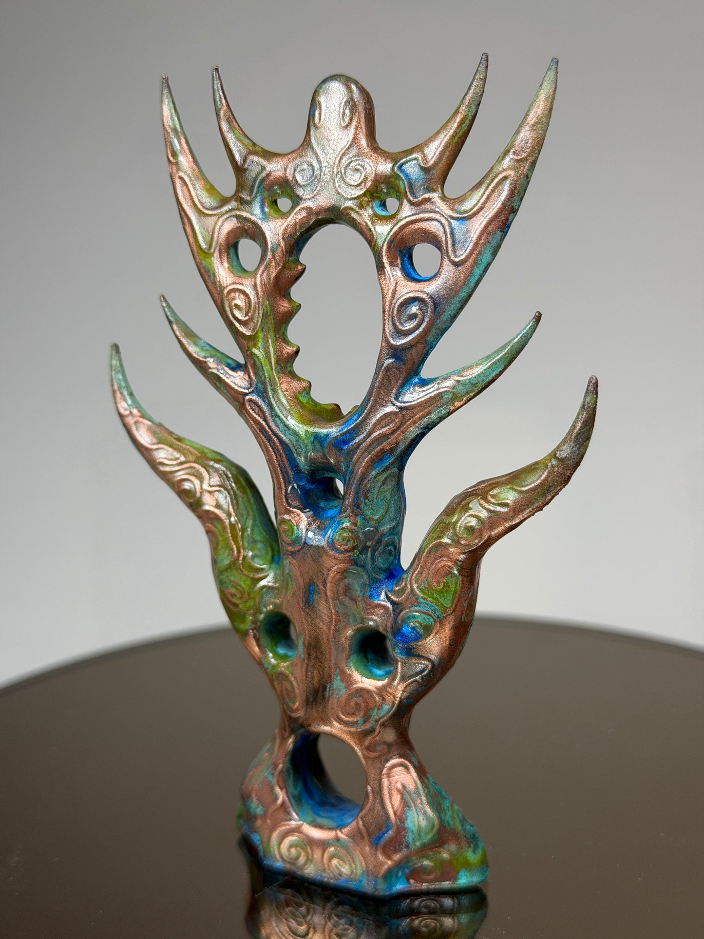 Glyph Number Nine: Copper Plated Sharp Spring