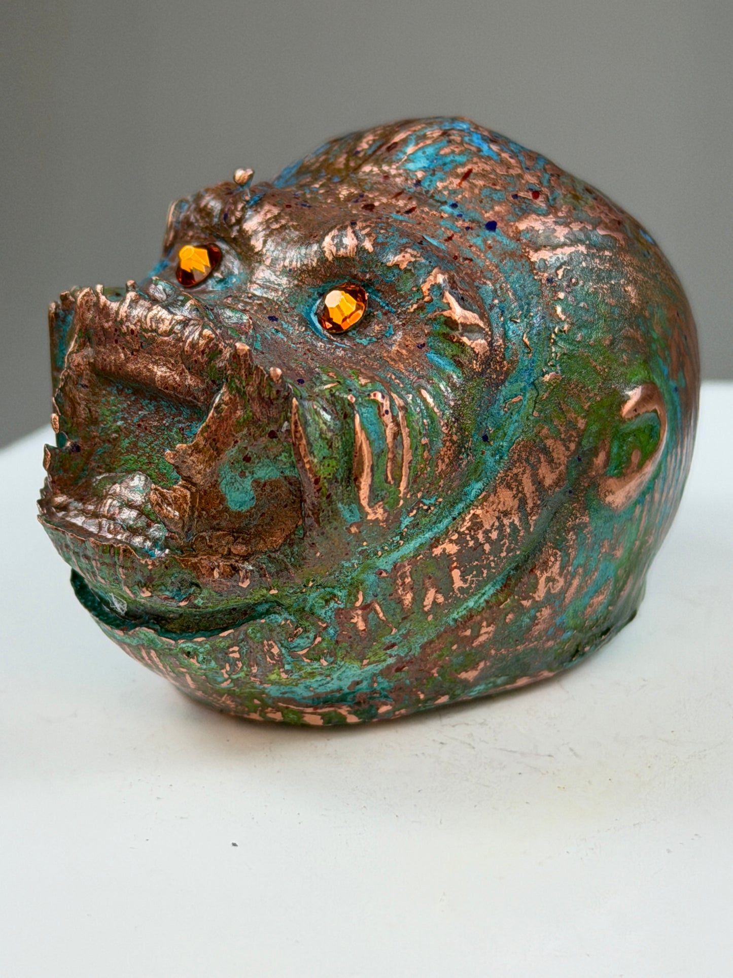 Ape Head: Copper Plated Rough Transport