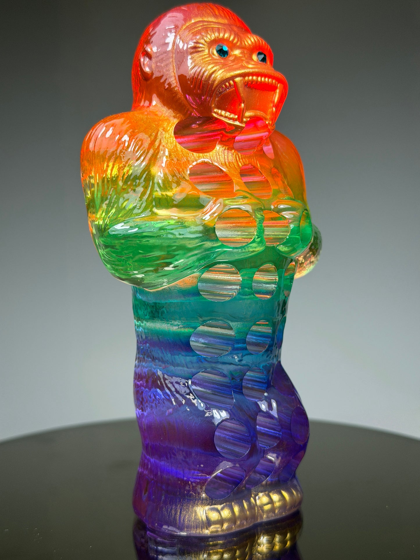 Perforated Ape: Transparent Rainbow