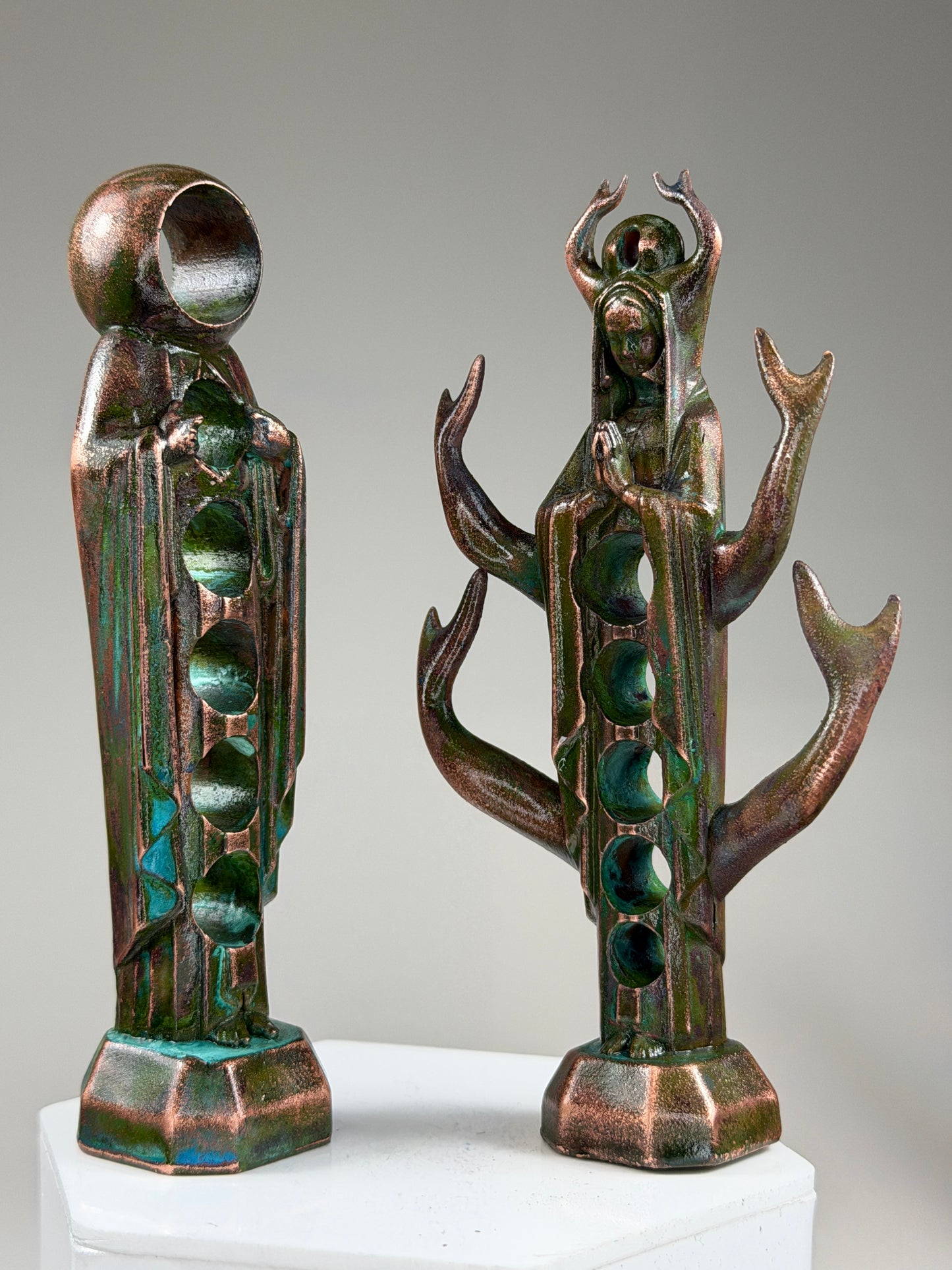 Whole Jesus and Mary Neo: Copper Plated