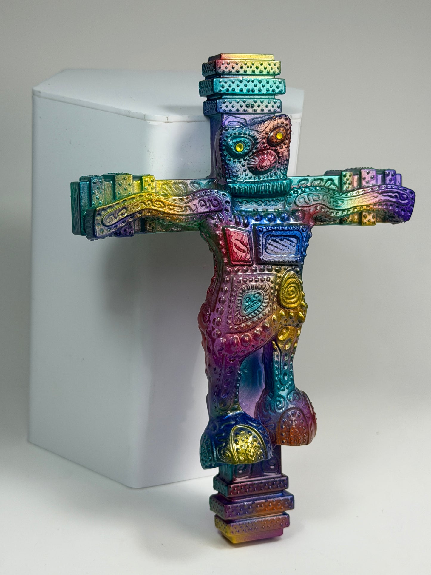 Wonky Robot Up on the Cross: Ready