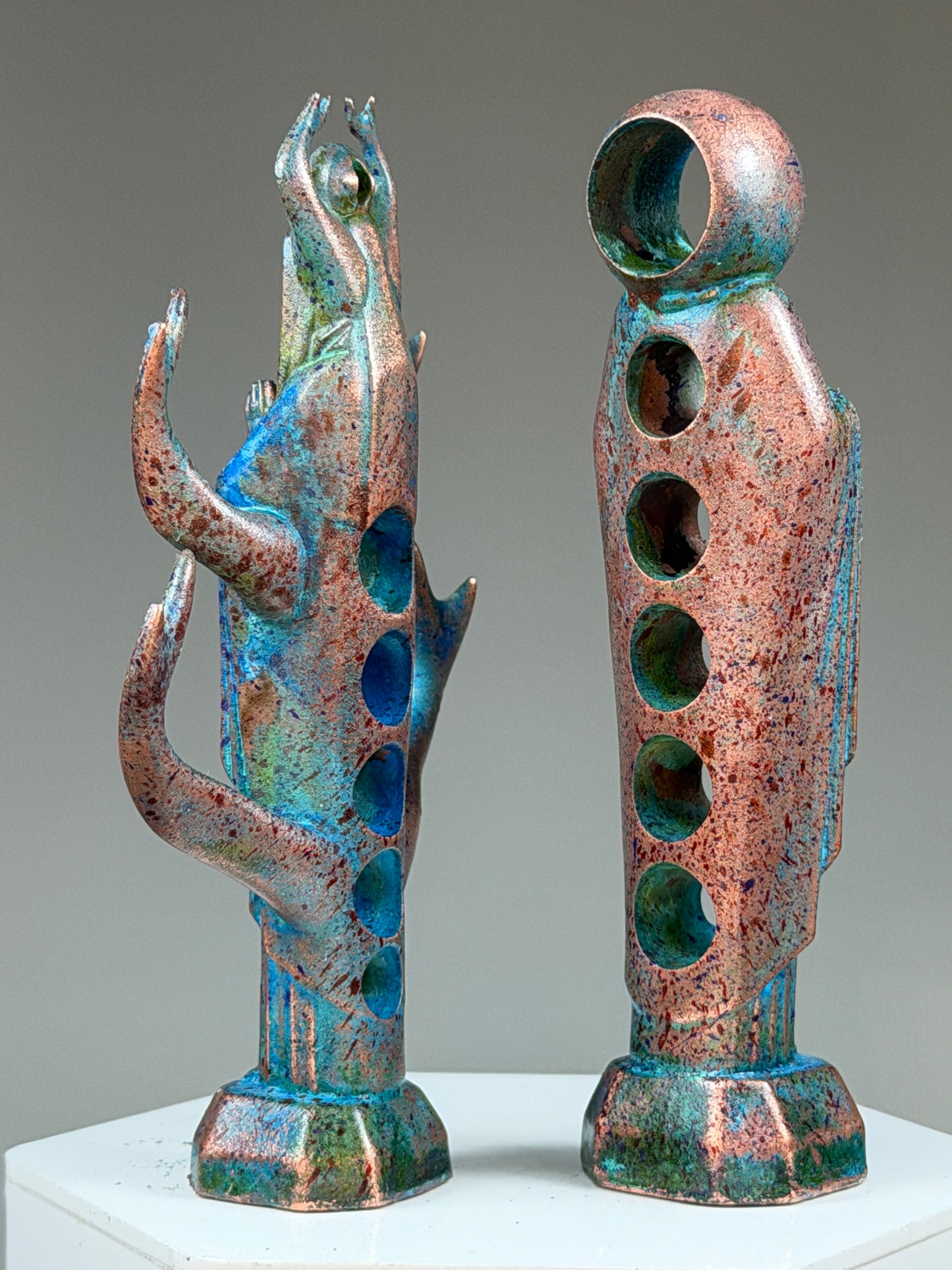 Whole Jesus and Mary Neo: Copper Plated Other Side