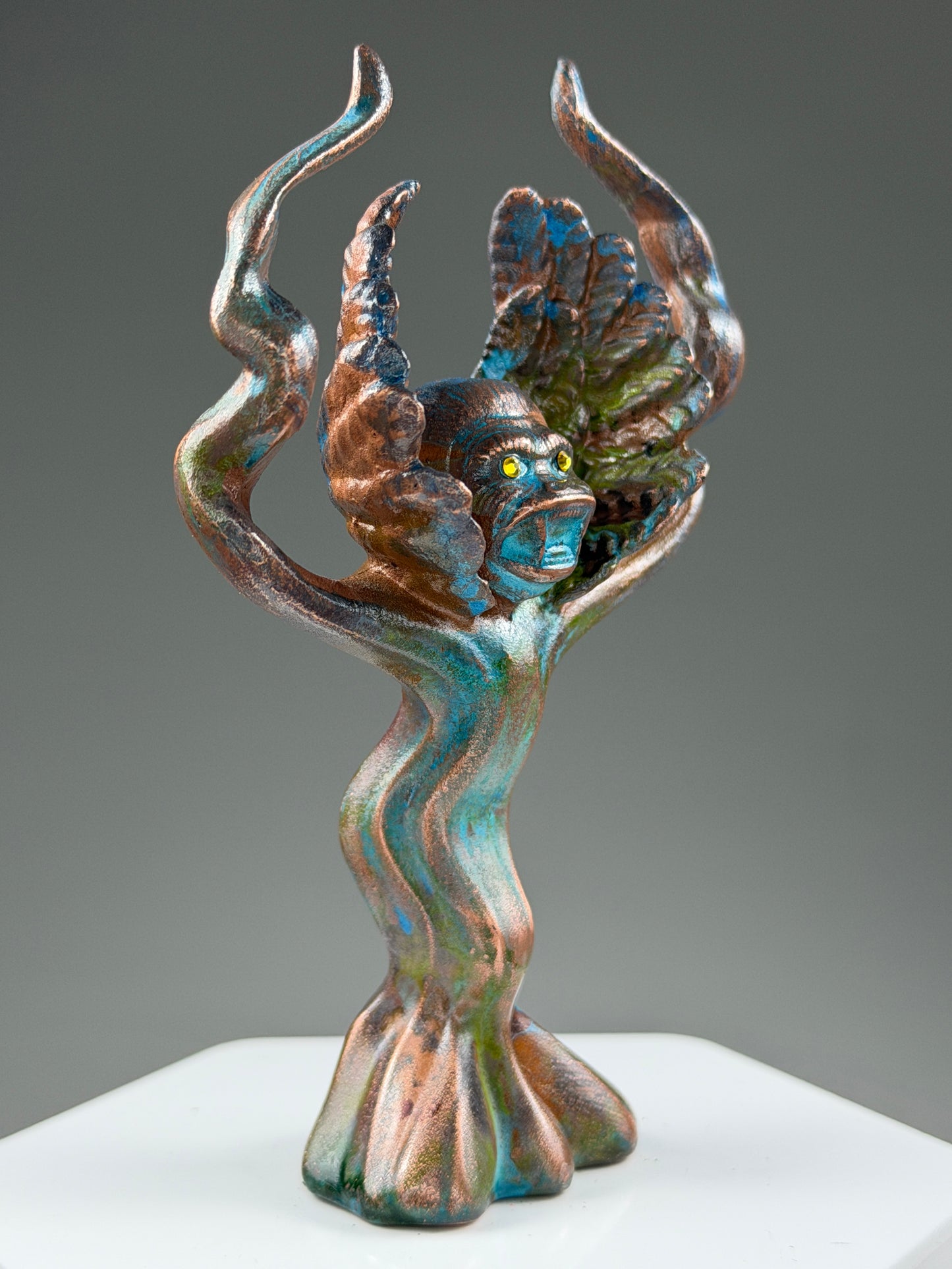 Adult Cherub Ape: Copper Plated Complications