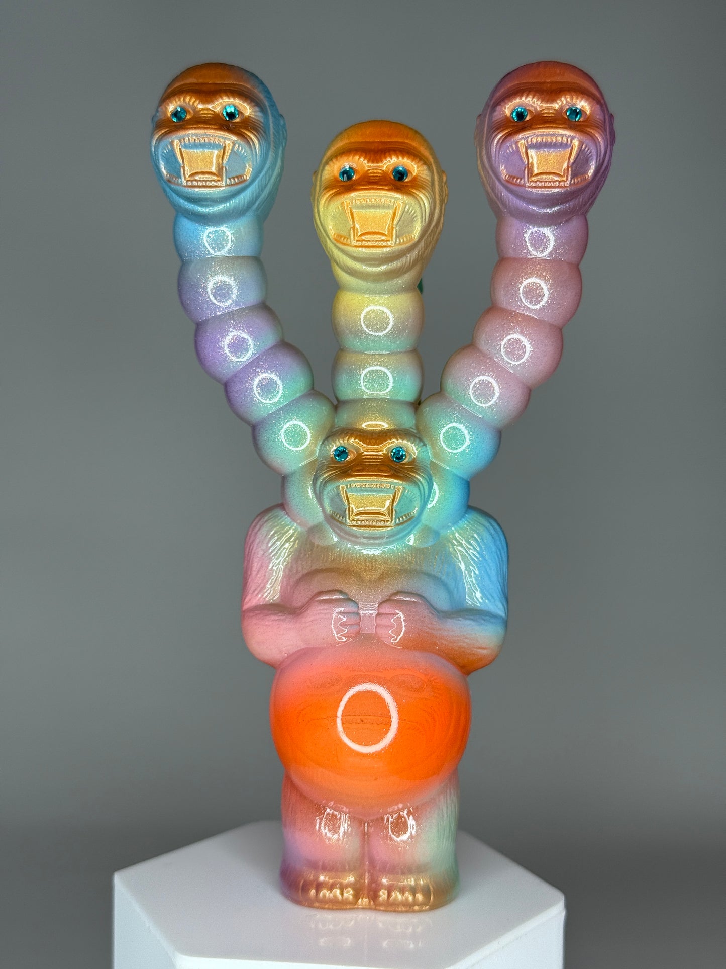 Sidewinder Ape: Pastel with Orange