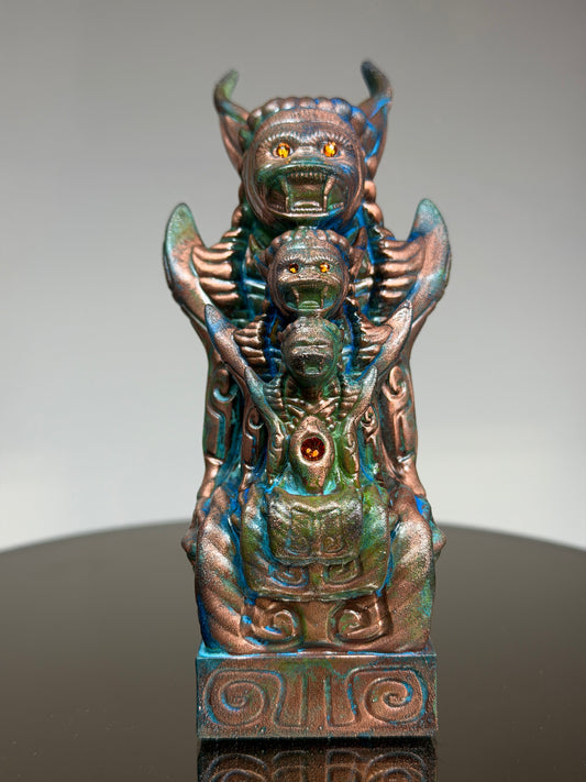 Egyptian Cosmonaut Apes: Copper Plated Stack