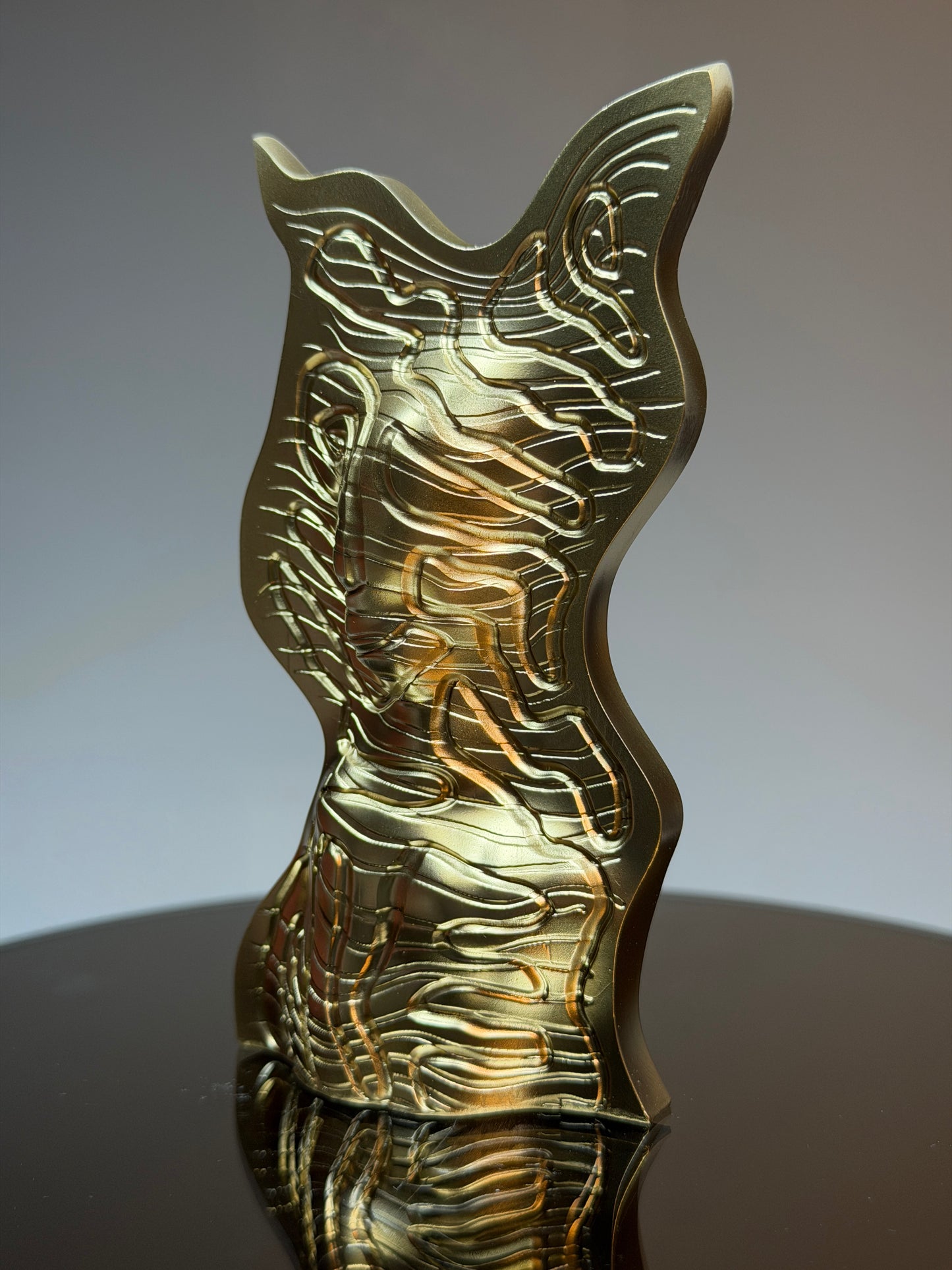 Hard Edge Soft (Portrait): Gold