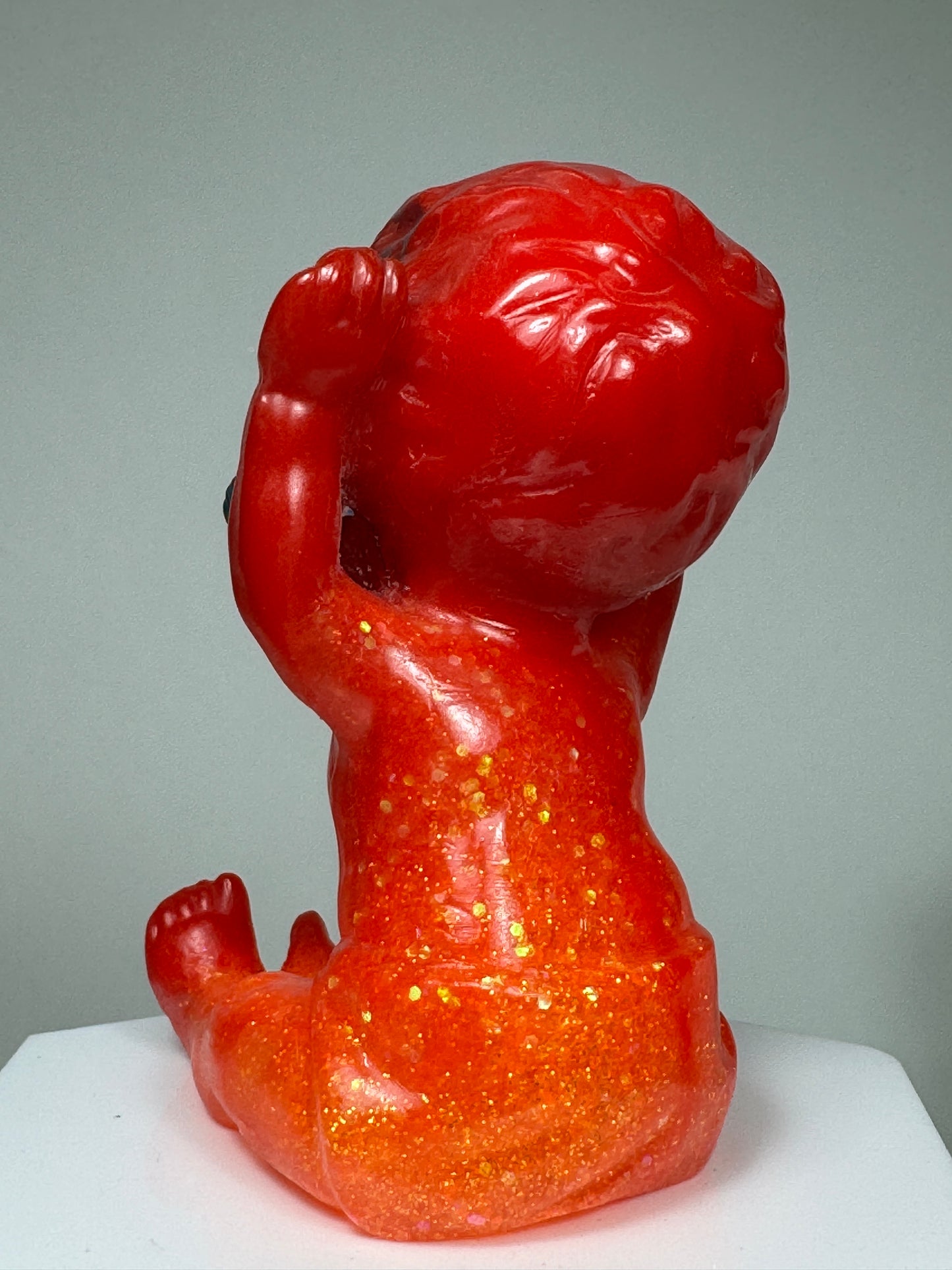 Baby Ape: Infant Glitter Orange/Red
