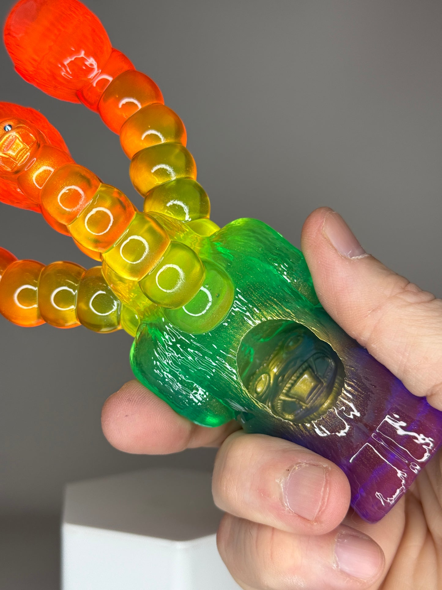 Sidewinder Ape: Gold Transparent Rainbow