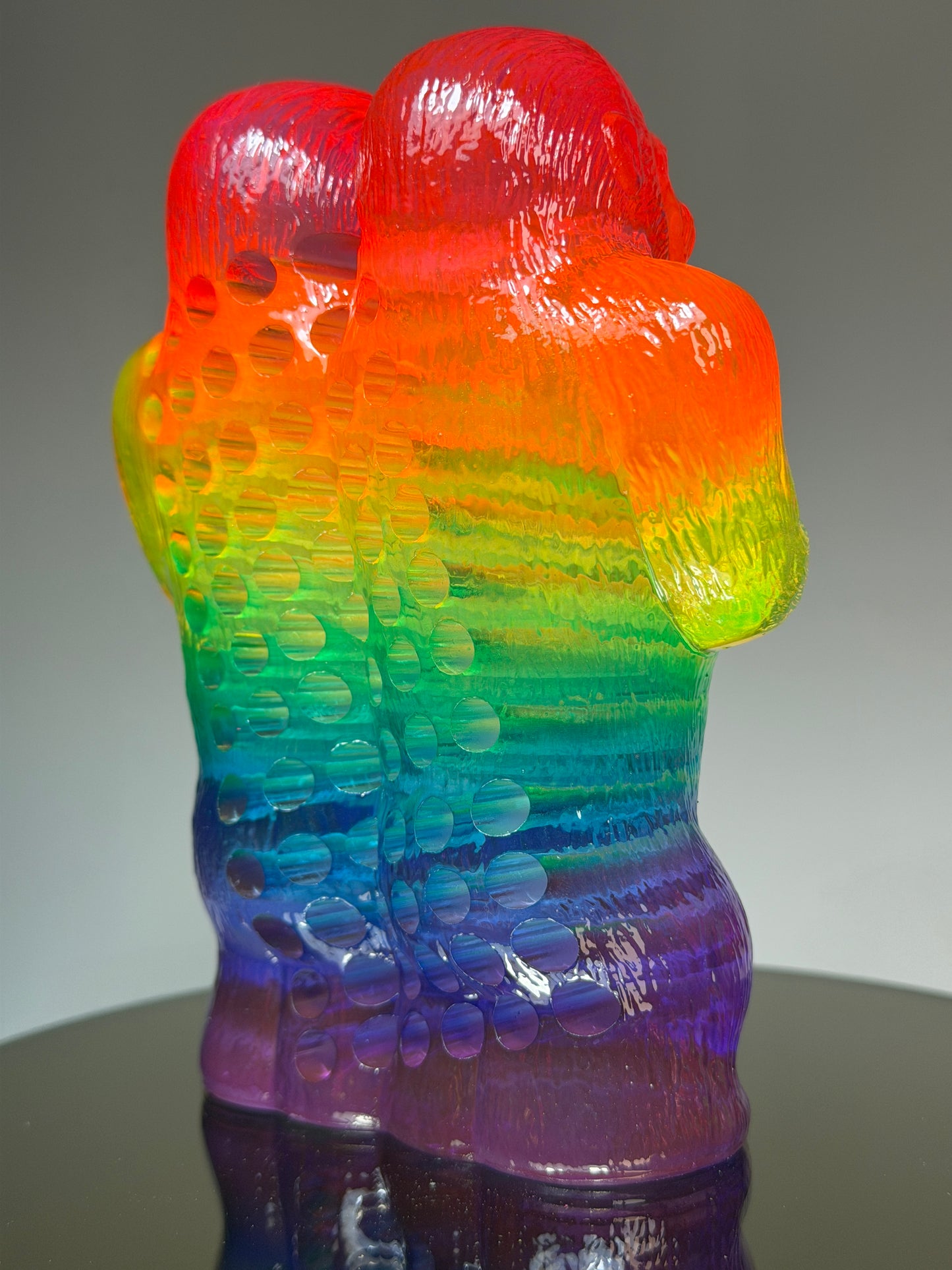 Perforated Ape Freak: Transparent Rainbow