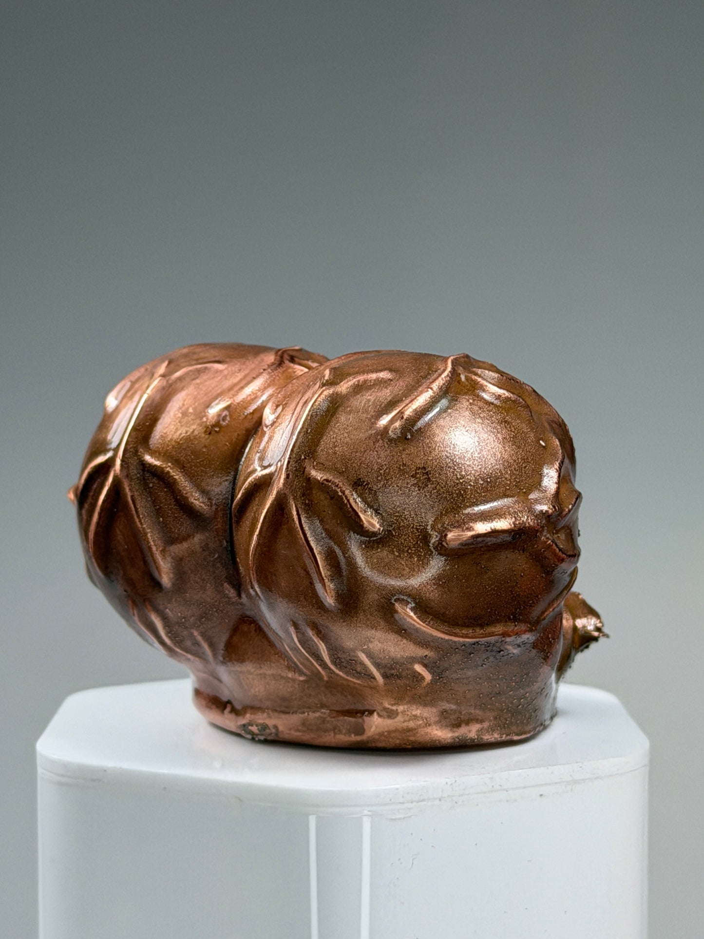 Eyeball Freak Head: Copper Plated Hard Times