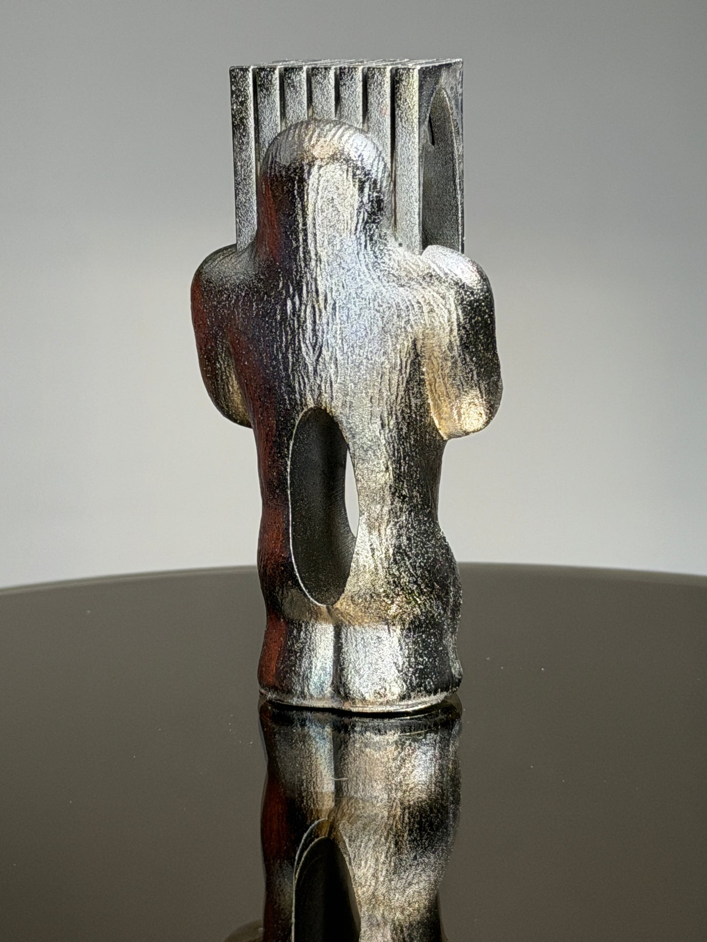 Monolith Head Ape: Chrome Plated Blocky