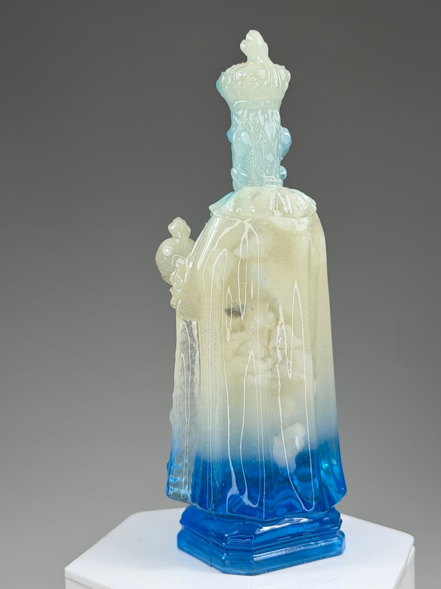 Saint Frankenstein: White/Blue Fade Glow