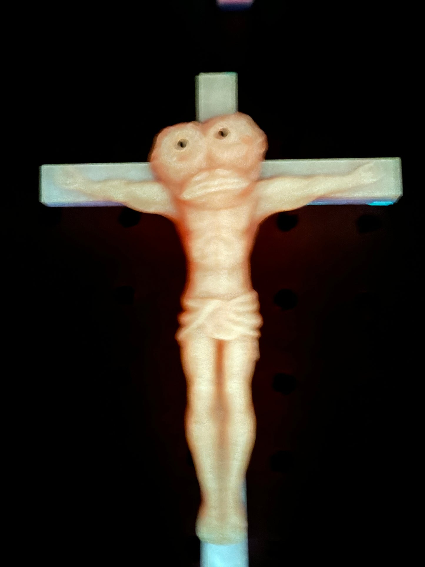 Christ on the Cross but he is an Eyeball Freak: Choice