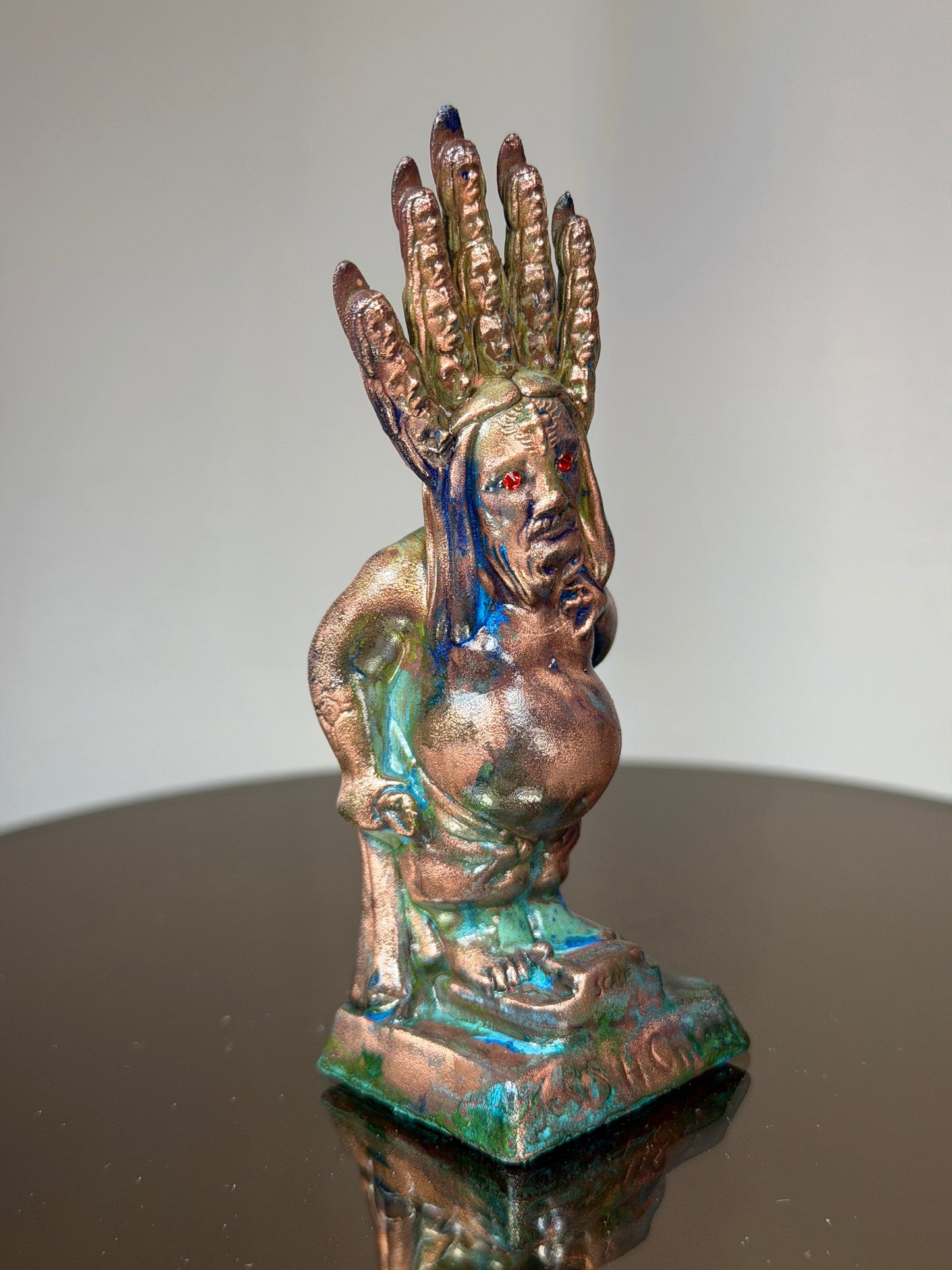 Jesus Checks the Scales: Copper Plated Chubby