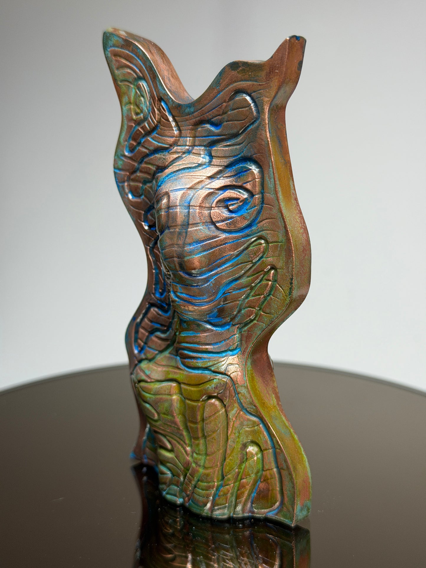 Hard Edge Soft (Portrait): Copper Plated Accord