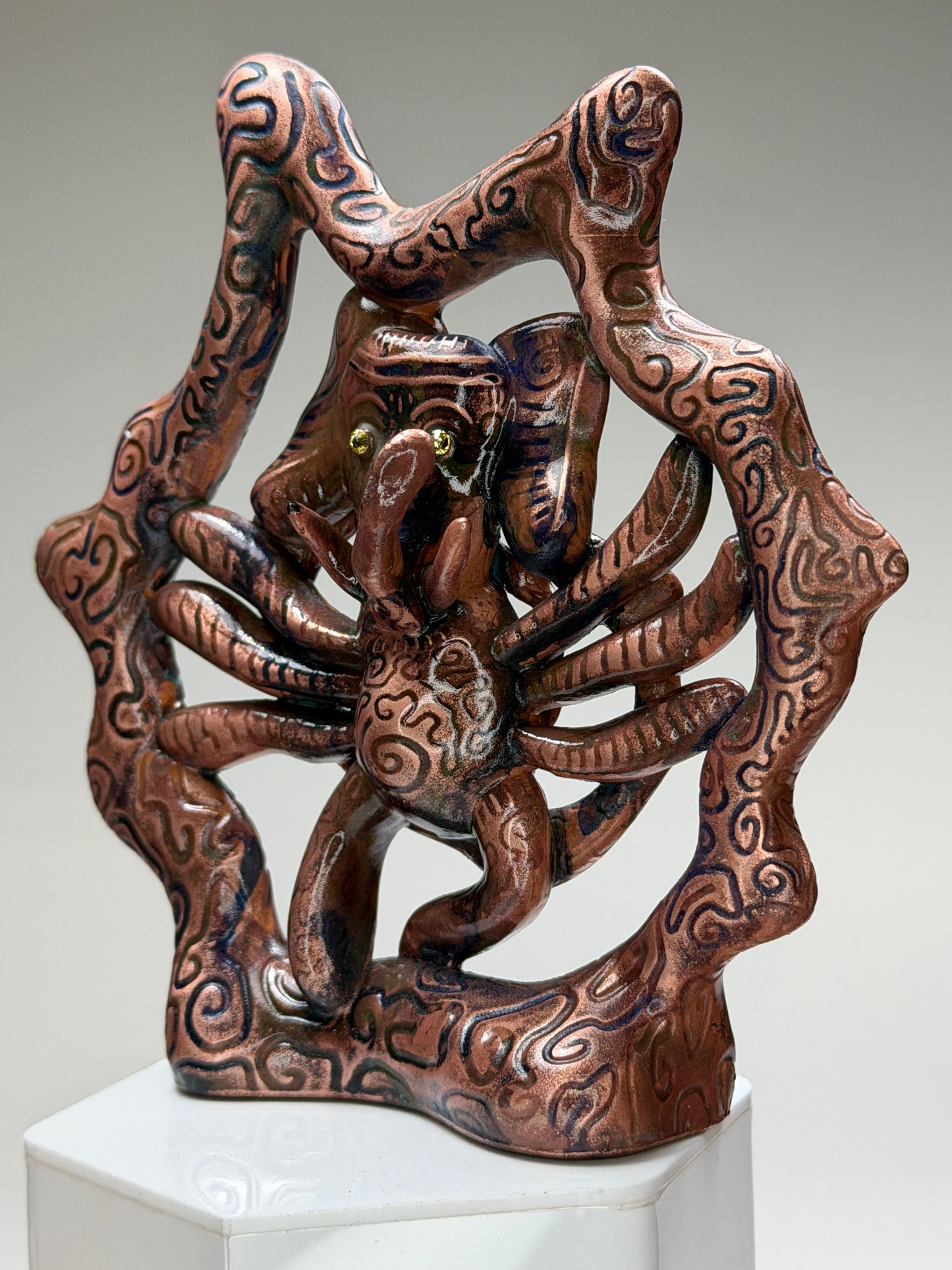 Ganna Sh’aa: Copper Plated with Dark Blue