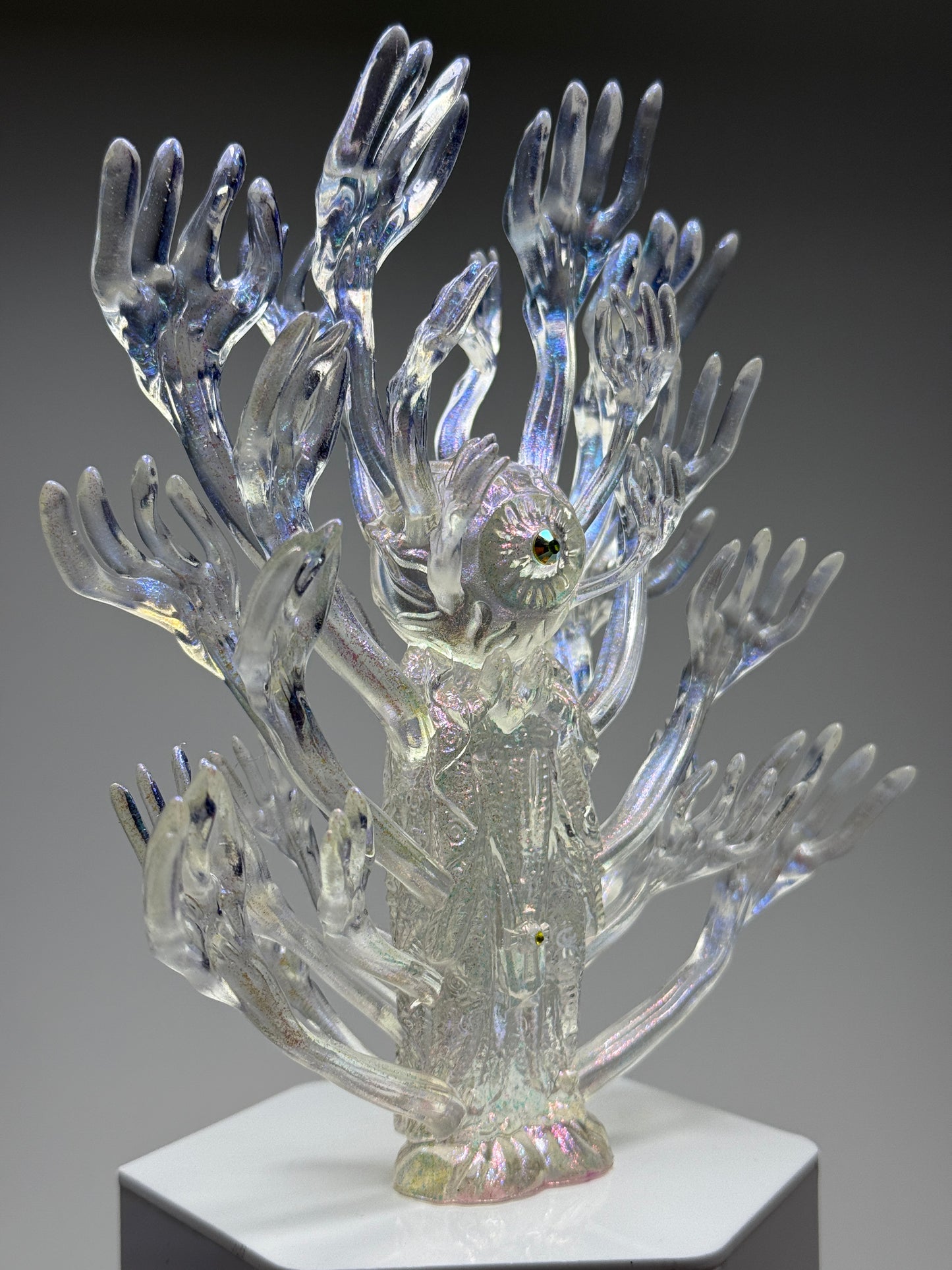 The Hands of God: Clear Glitter Grab