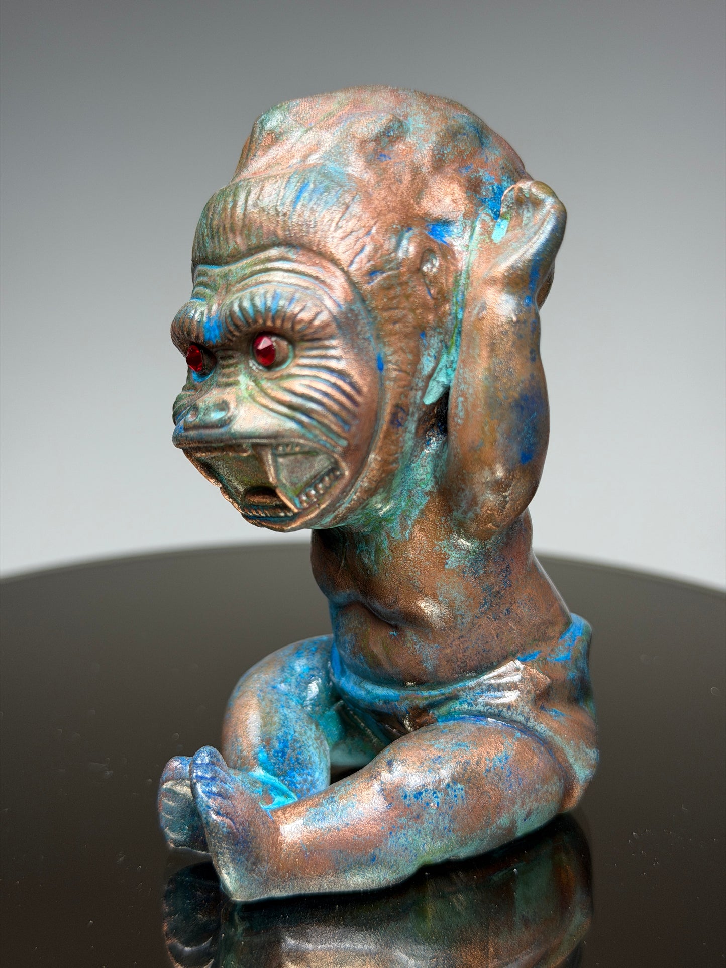 Baby Ape: Copper Plated Infant