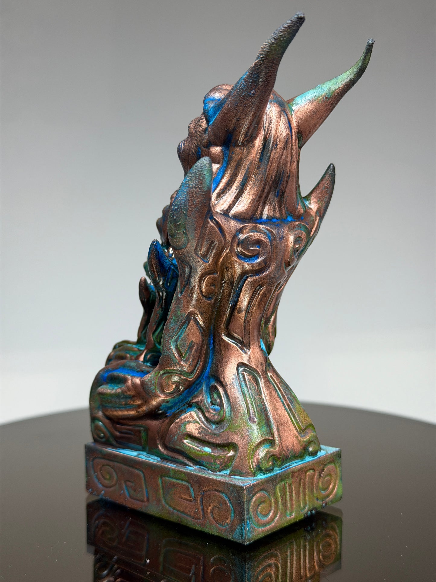 Egyptian Cosmonaut Apes: Copper Plated Stack