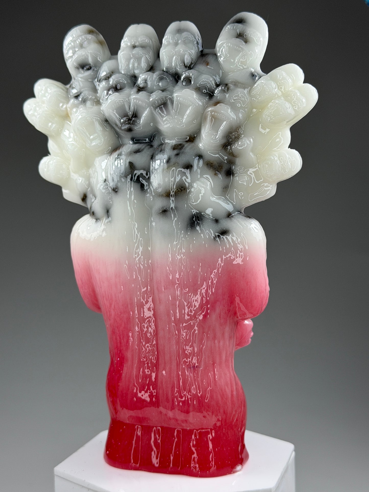 Mega God Ape Lord Freak: White/Red Fade Glow