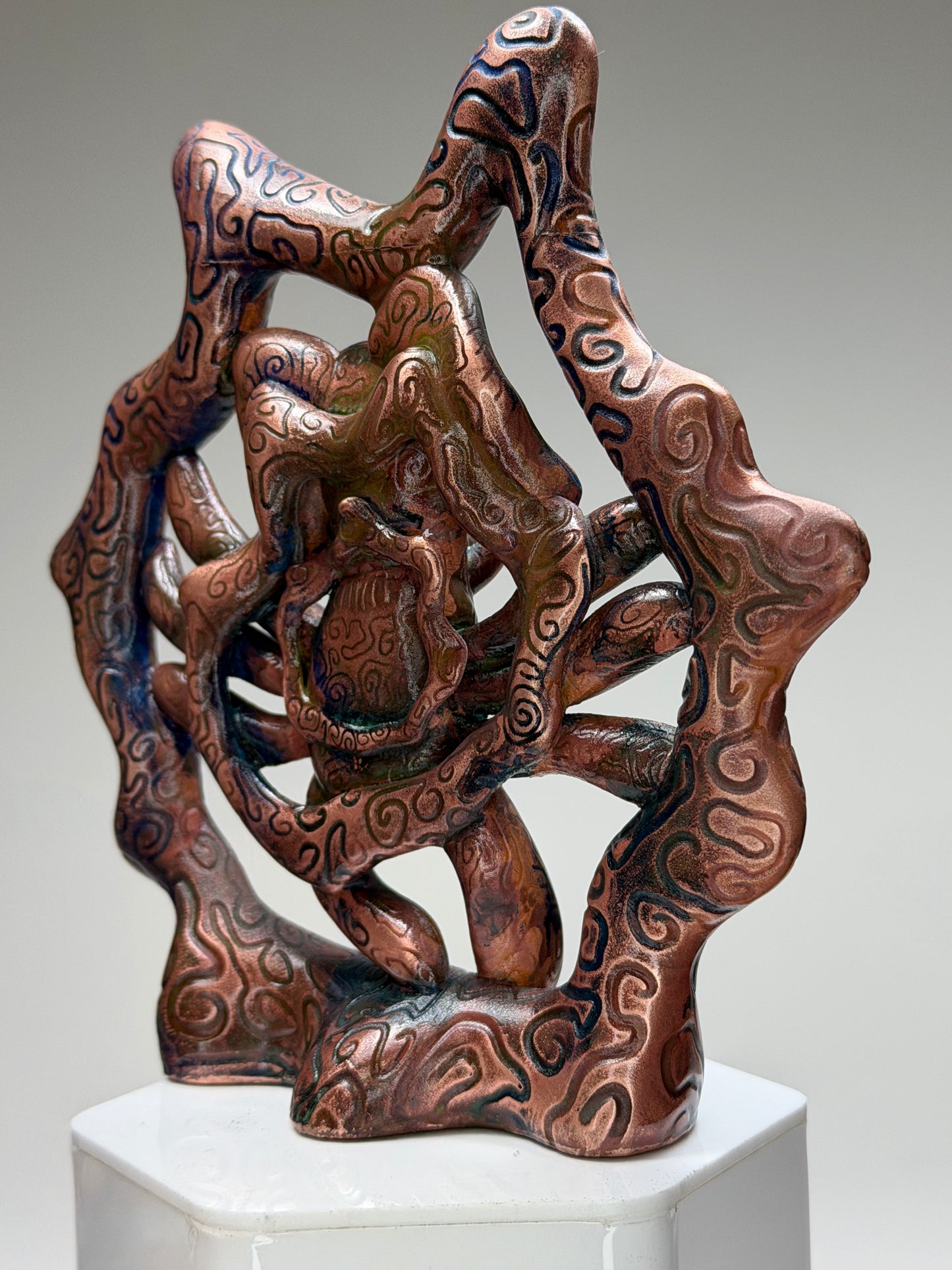 Ganna Sh’aa: Copper Plated with Dark Blue