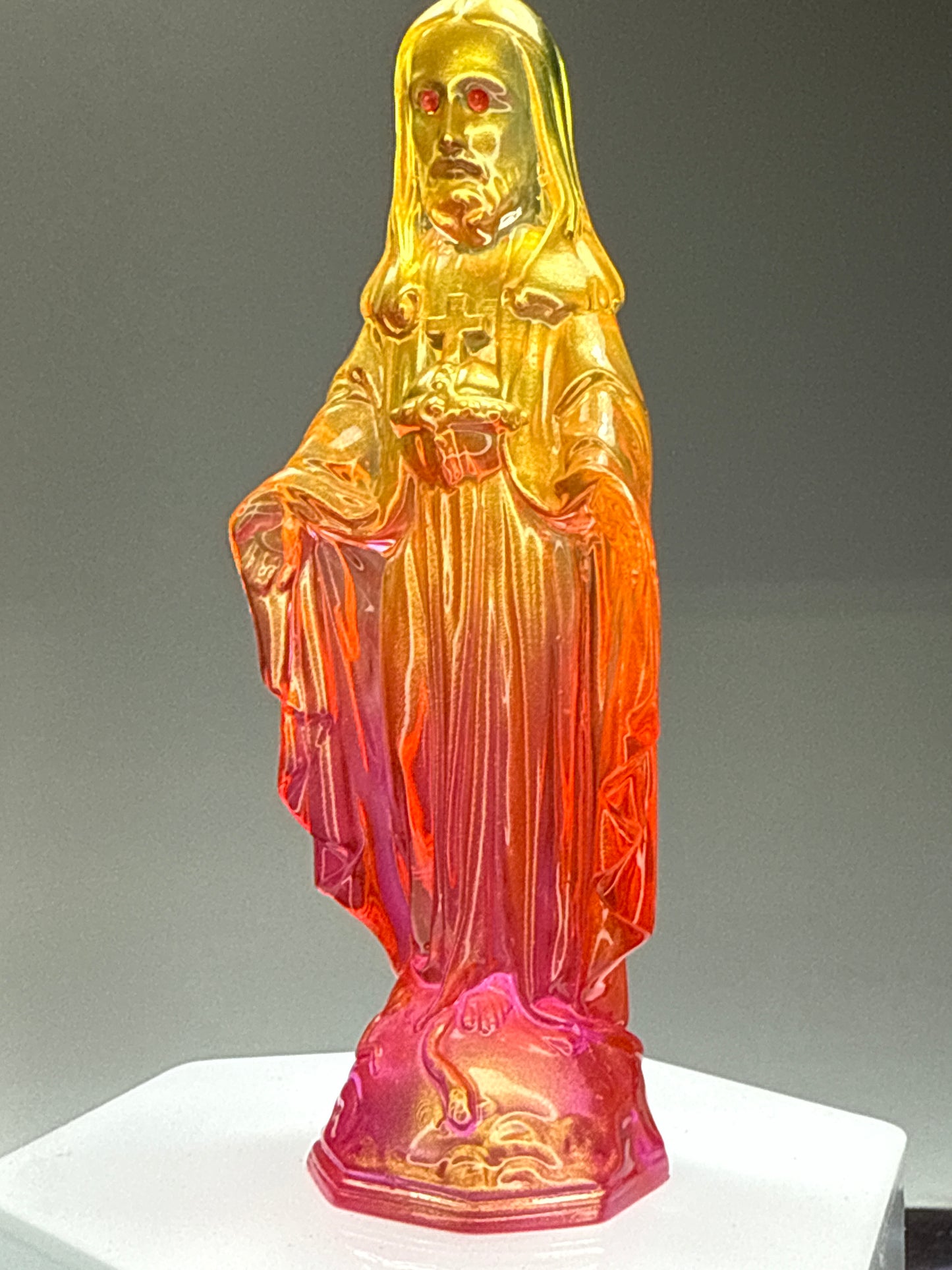 Jesus Head Mary: Gold Fire