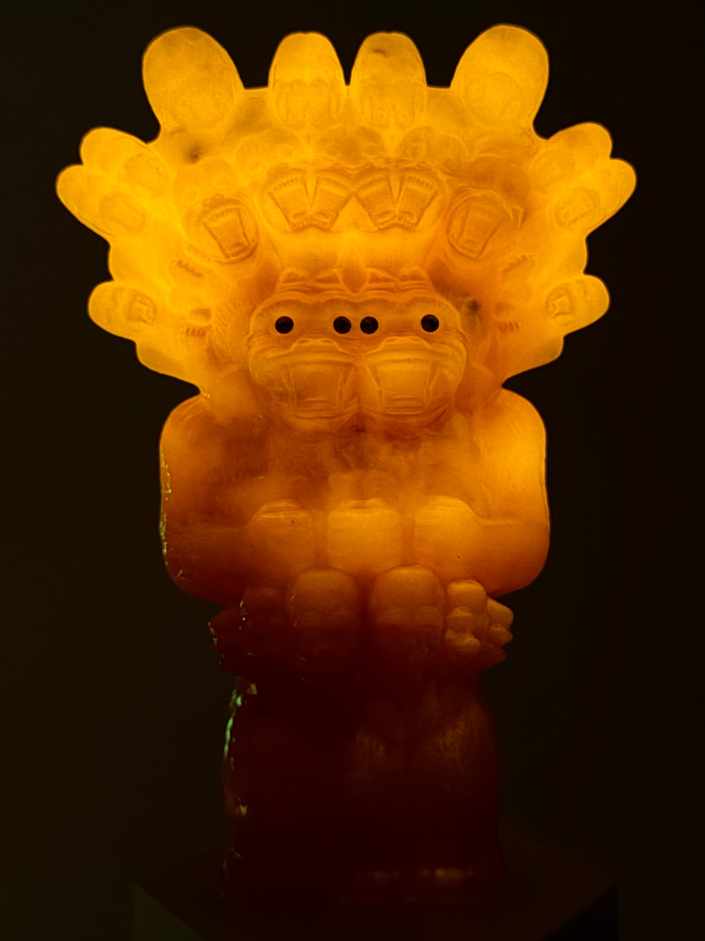 Mega God Ape Lord Freak: White/Orange Fade Glow