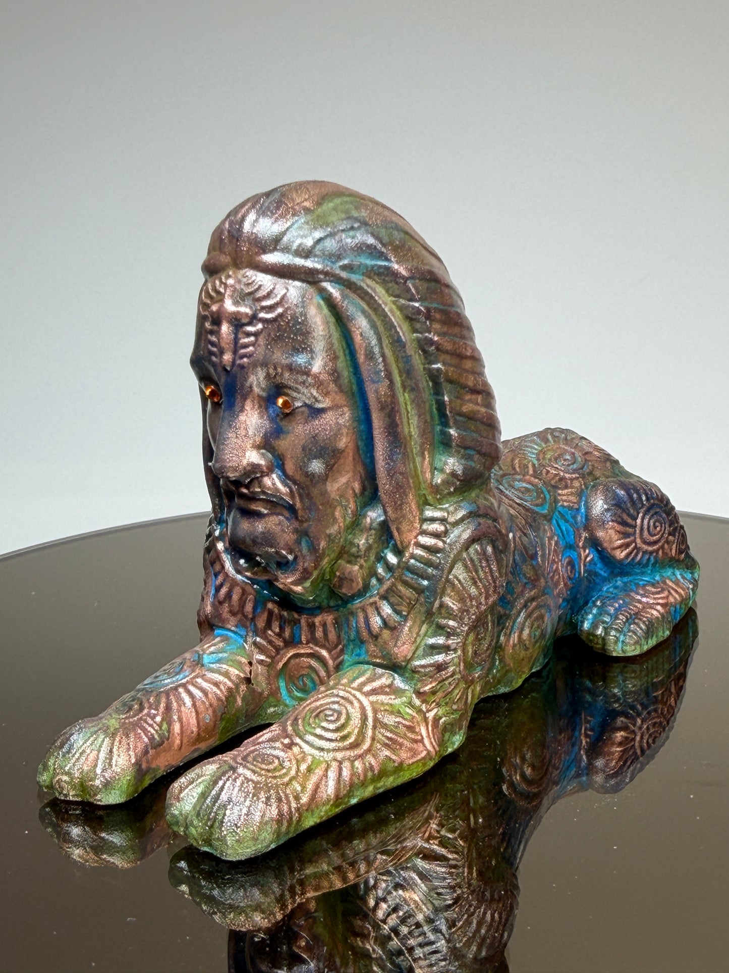 Sphinx Jesus: Copper Plated Prototype 2 (bigger)