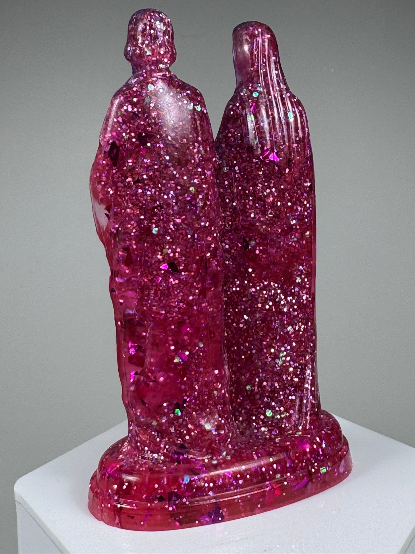 The Holy Family: Pink Glitter