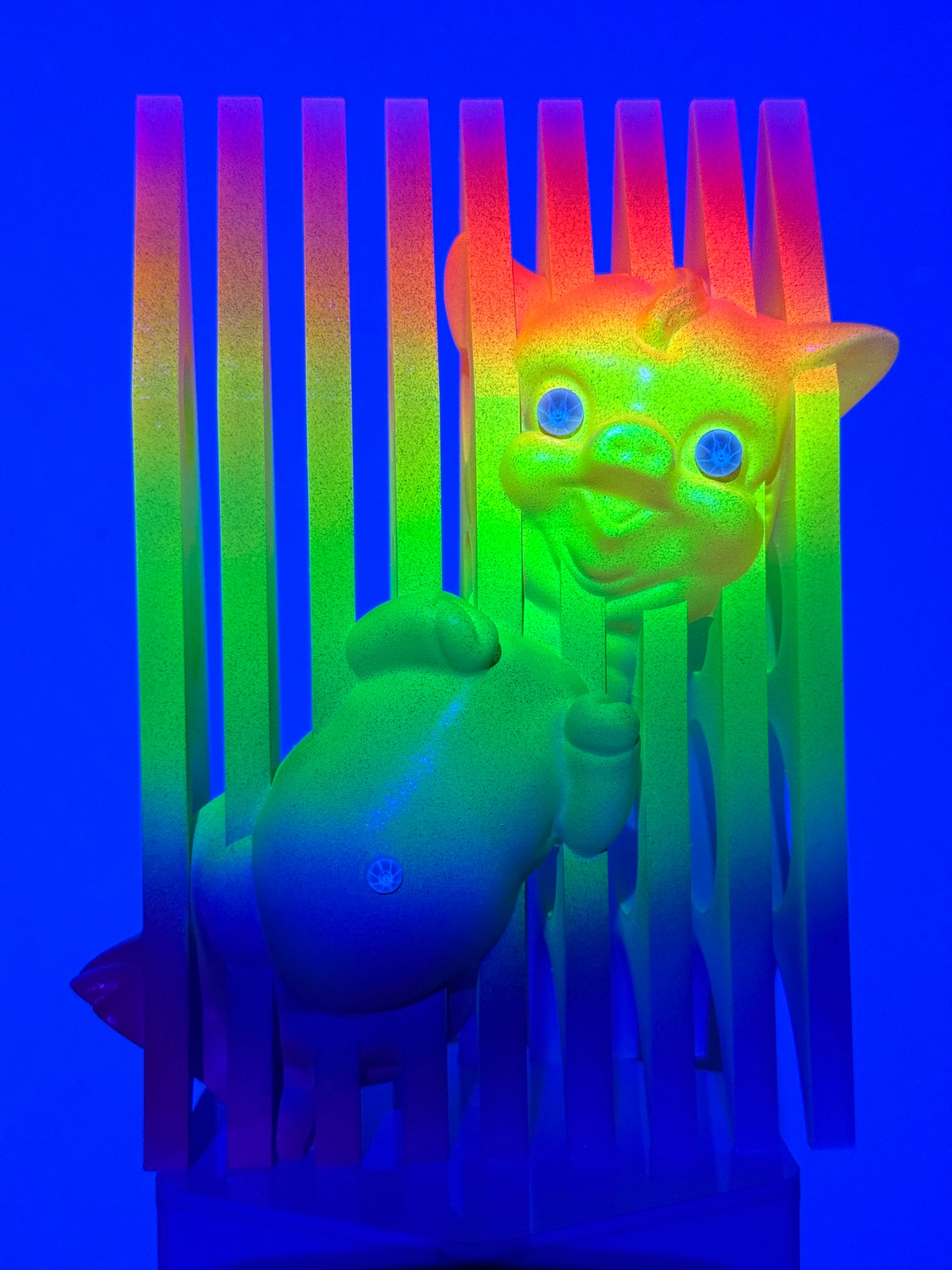 Blocked Twisty Pig: Neon Rainbow