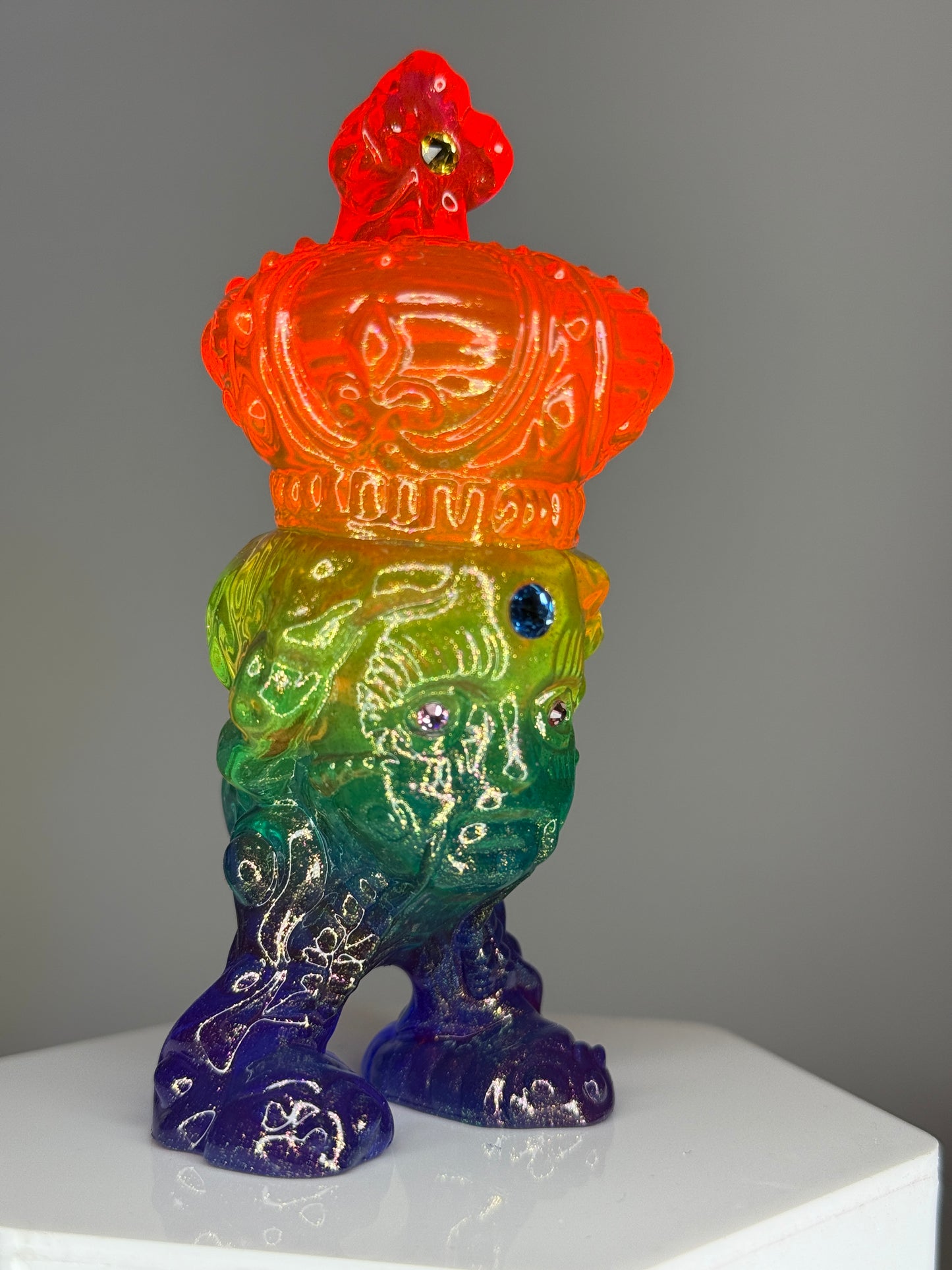 Mecha Faith Hopper: Clear Rainbow Gold