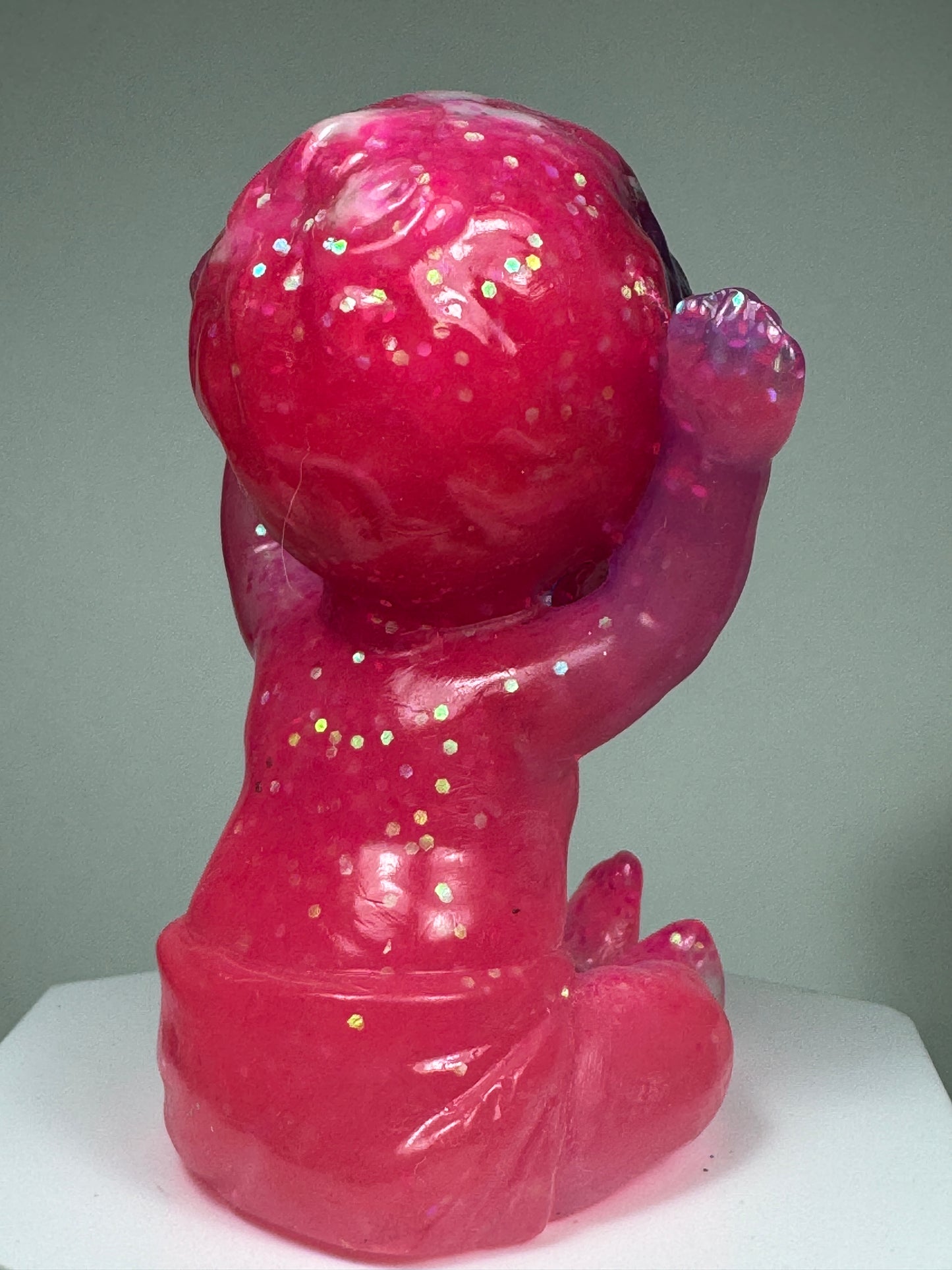 Baby Ape: Infant Glitter Pink/Rock Brain Glow