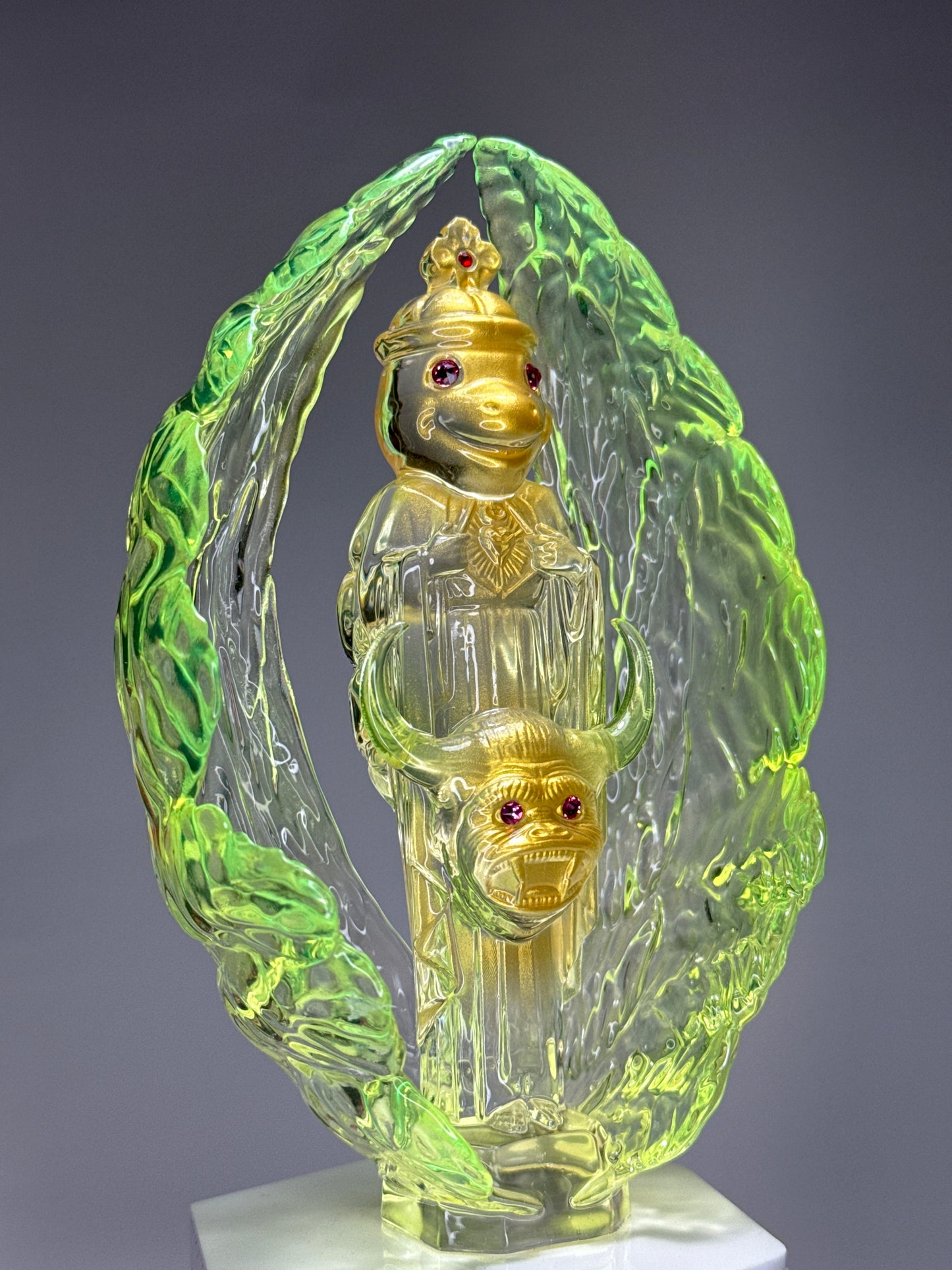 Turtle at the End of Days: Yellow/Gold/Clear