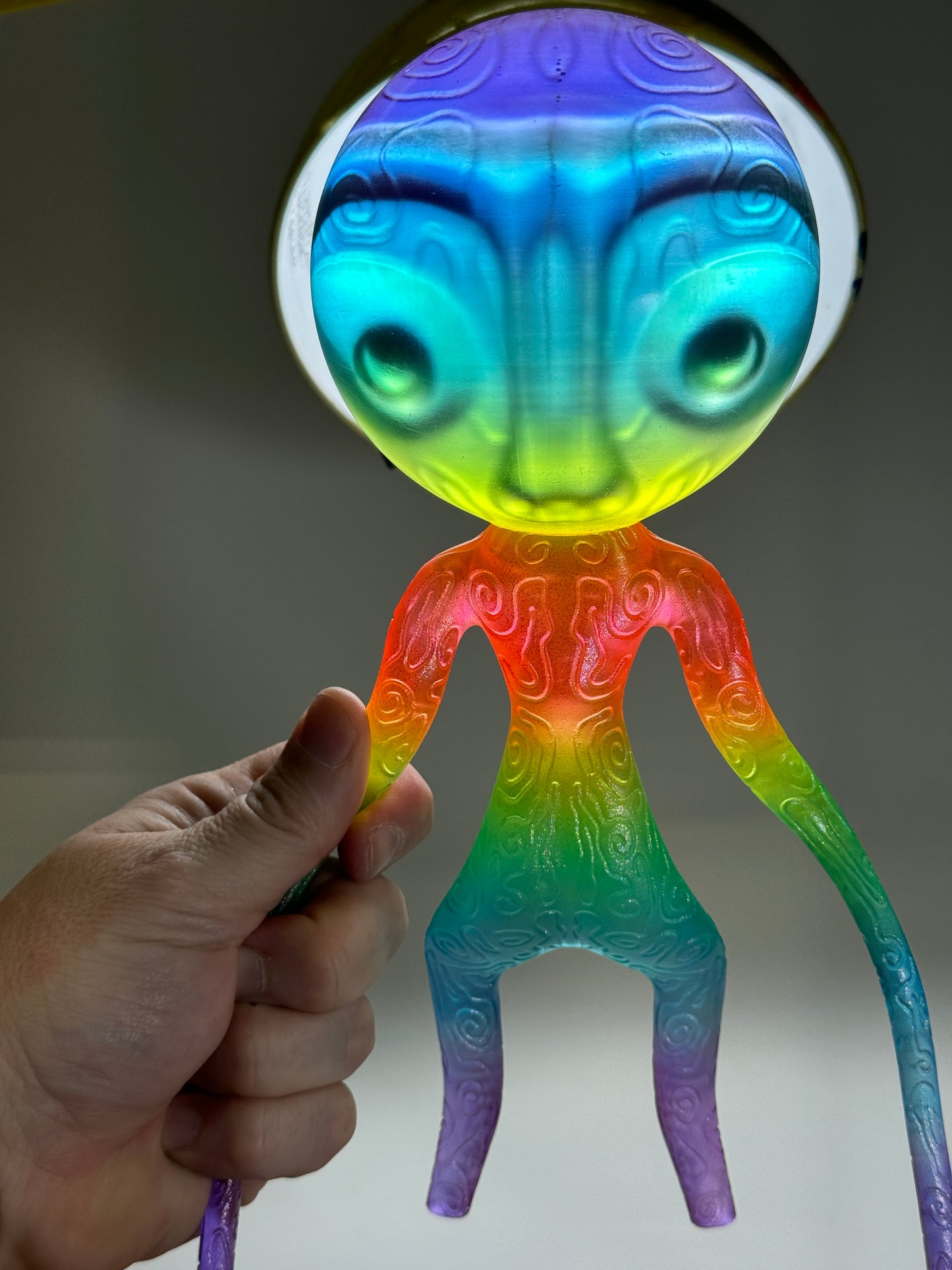 Deep Space Creeper: XXL Translucent Gold Rainbow