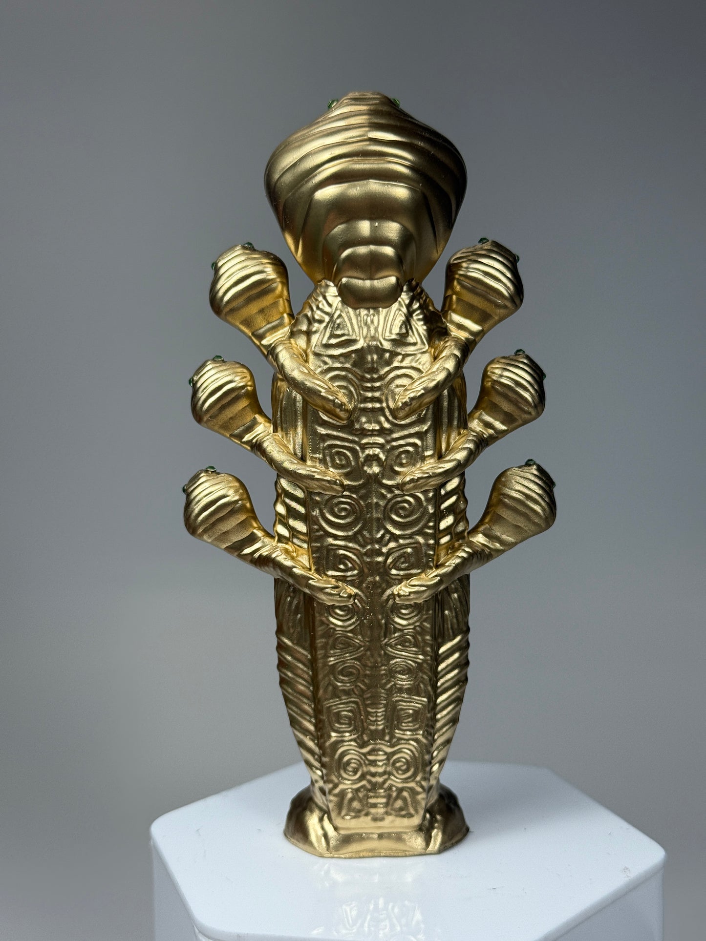 Cobra Cult Worshiper: Gold Chrome with Green