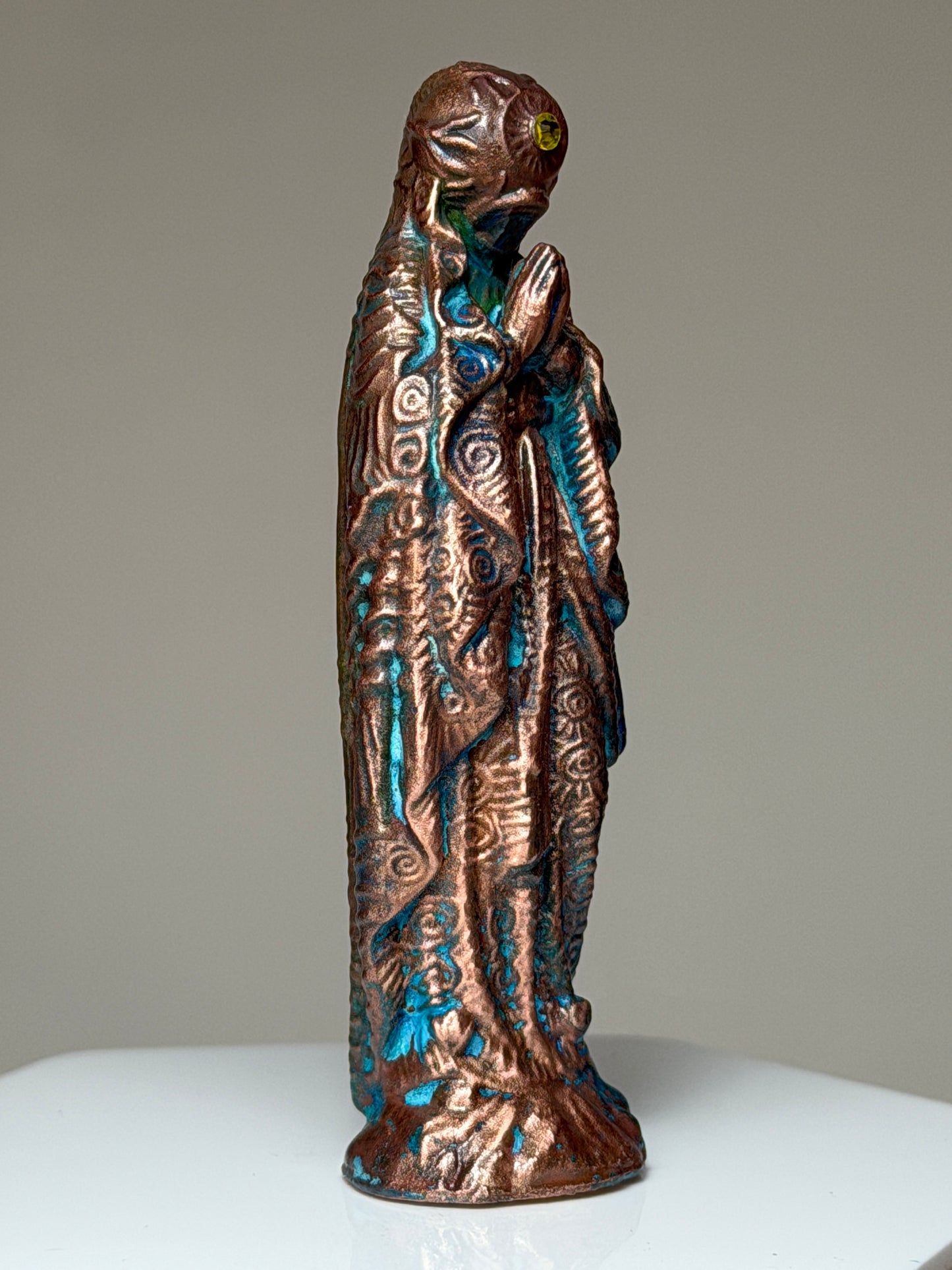 The Holy Prayers of the Parasitic Eye: Copper Plated Patina
