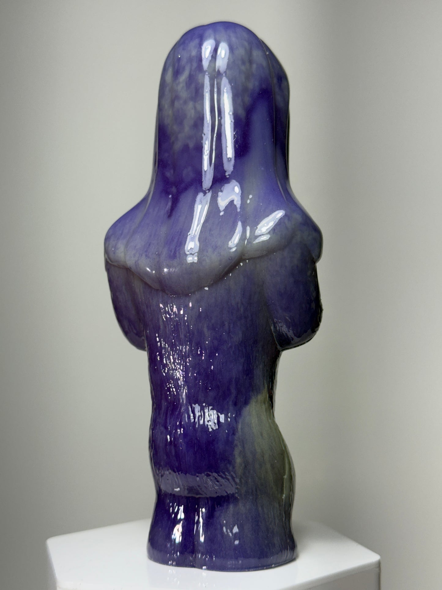 Jesus Ape: Marbled Purple and Yellow Glow